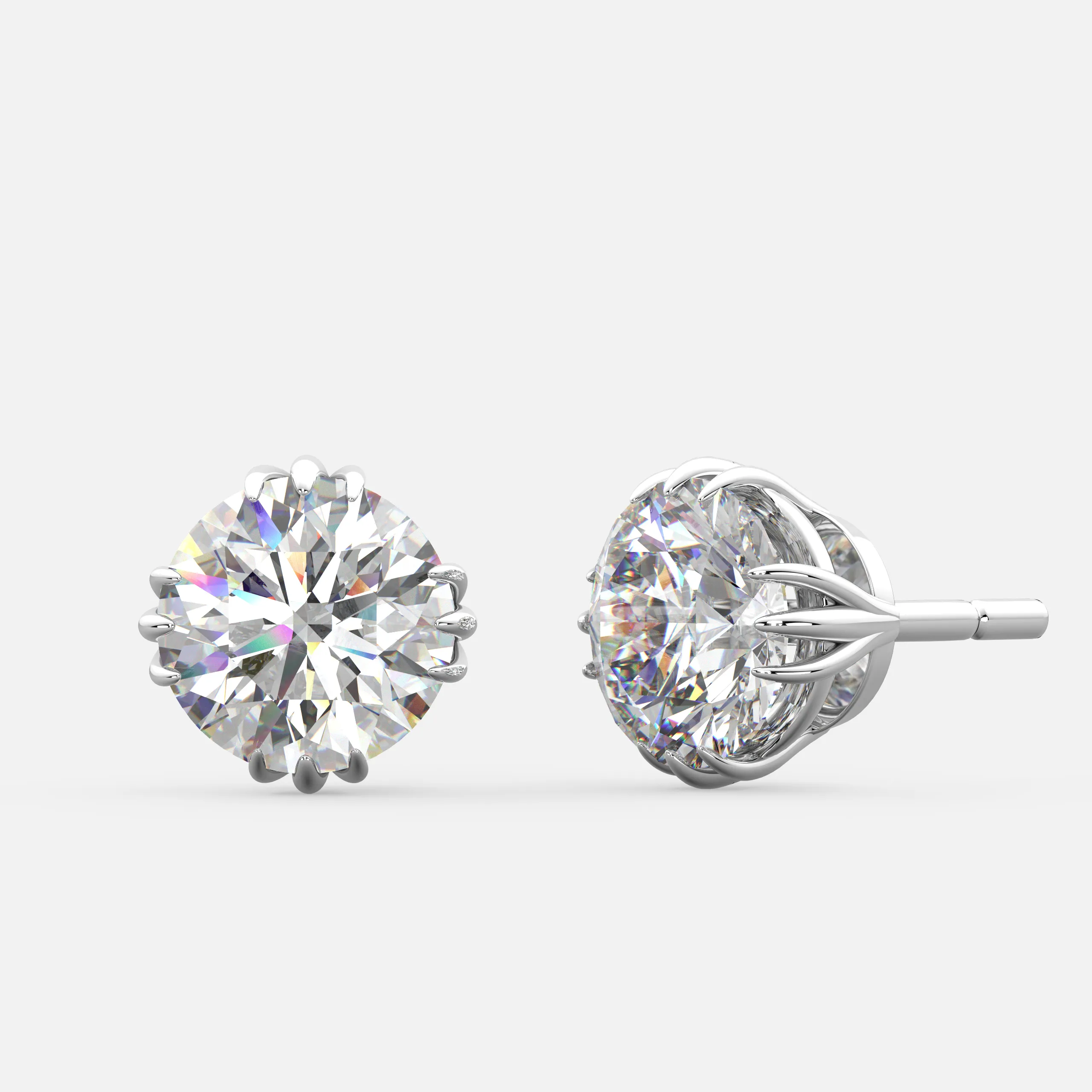 Solitaire Glow Studs