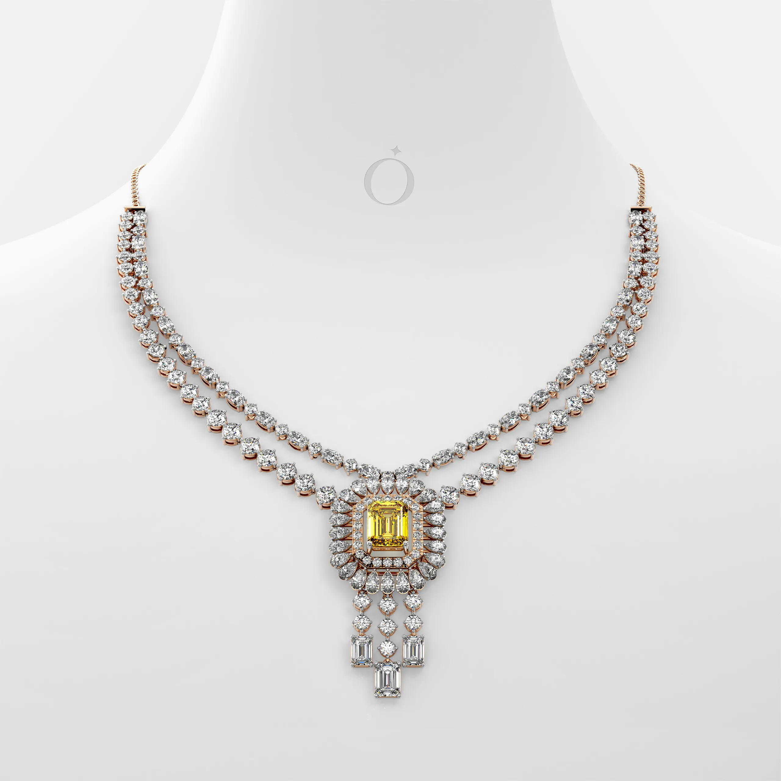 Celestial Glow Diamond Necklace