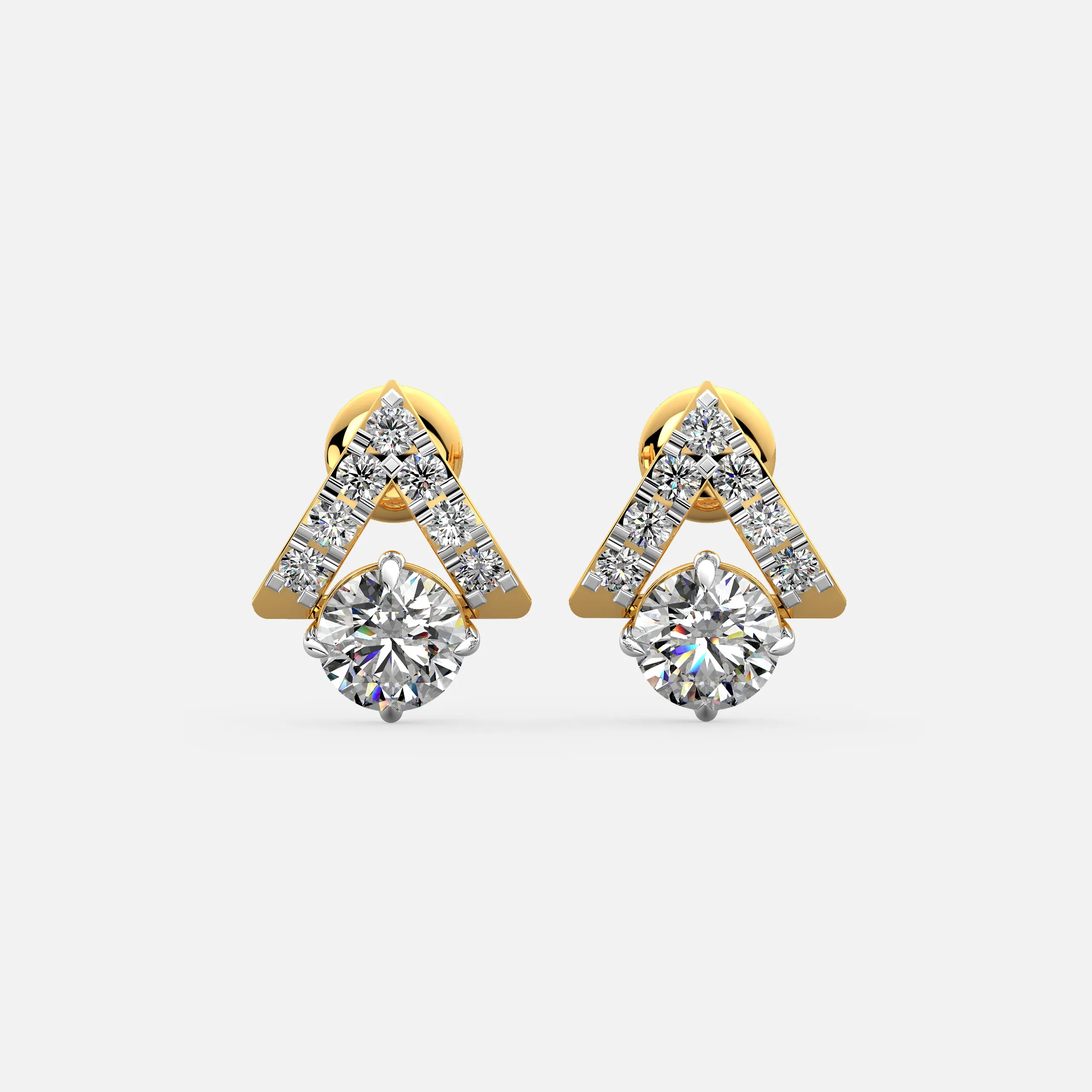 Vertex Diamond Earrings