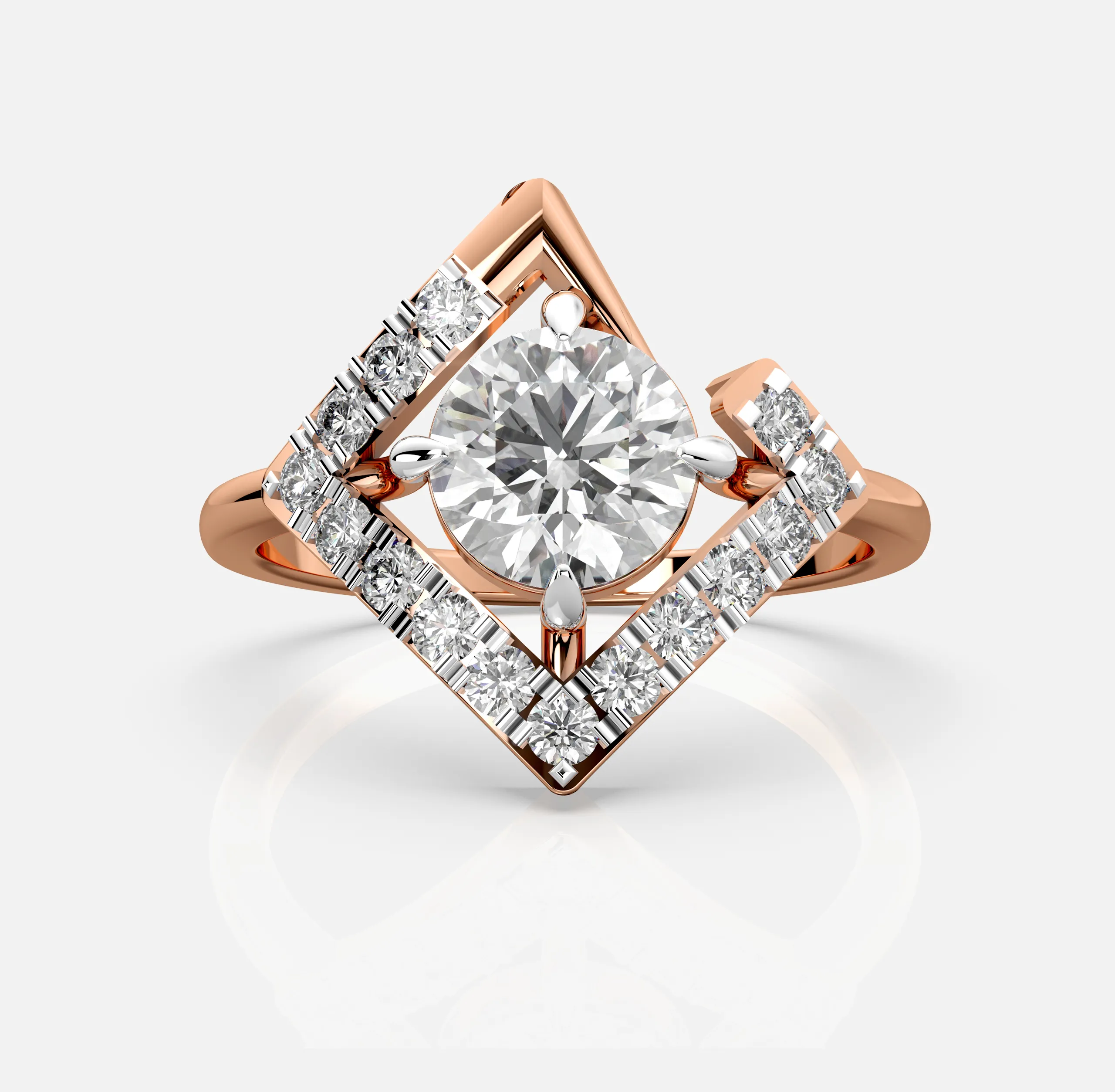 Diamond Matrix Ring
