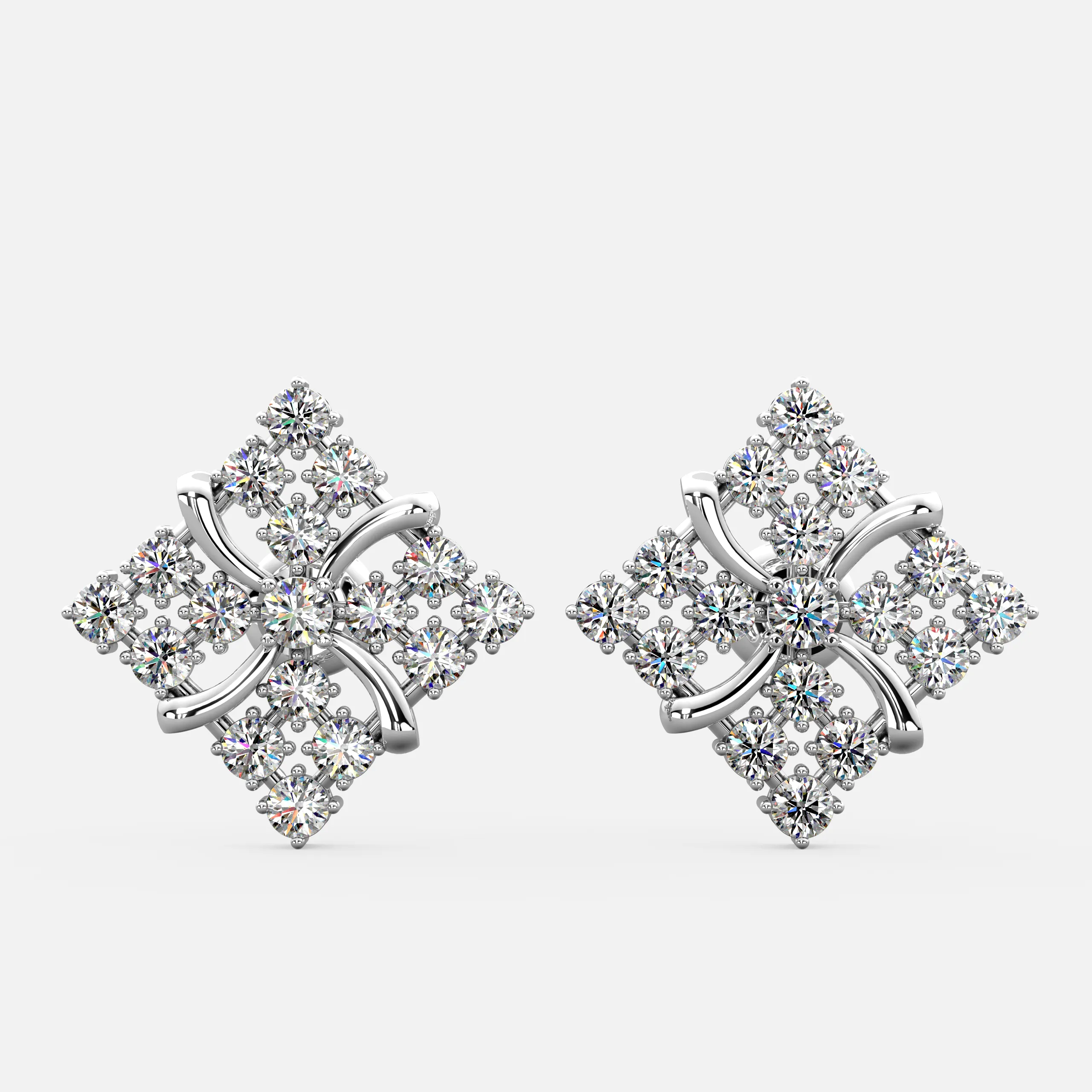Eternal Blossom Diamond Earrings