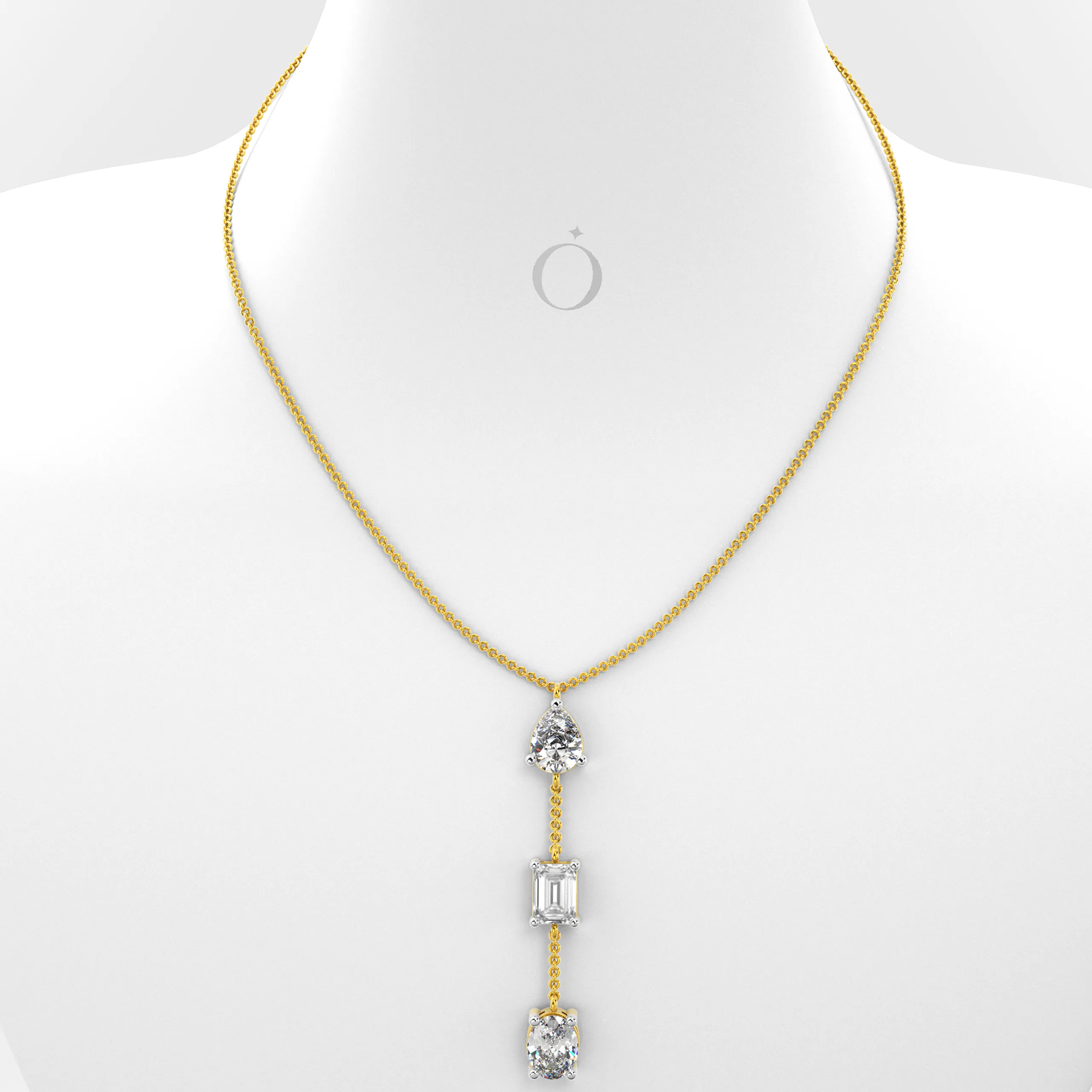 Cascade Trio Necklace