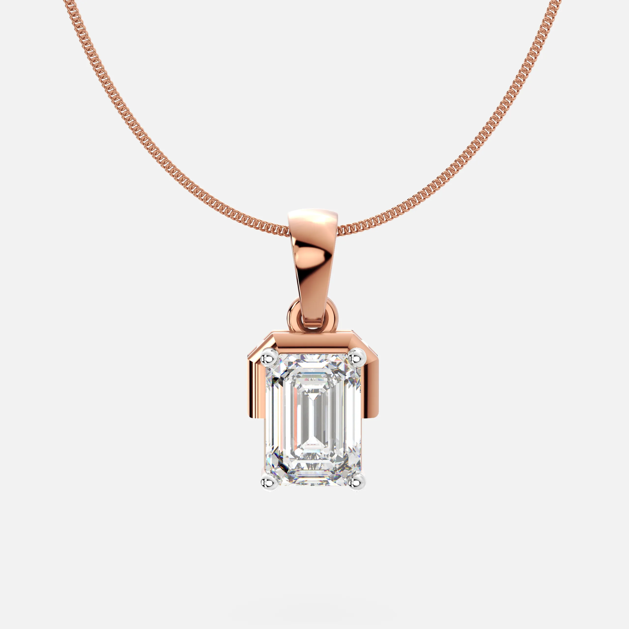 Emerald Frame Pendant