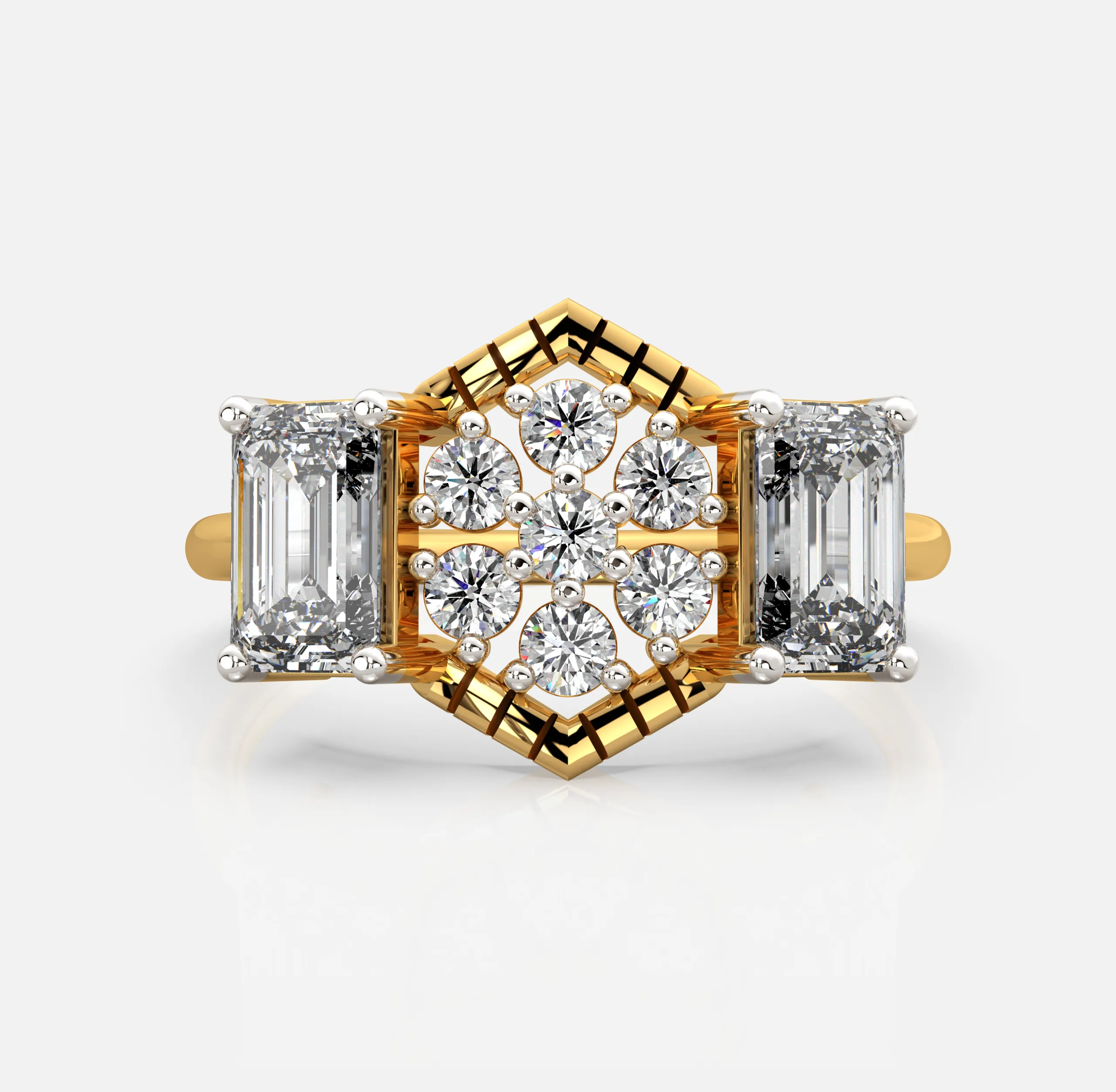 Cresta Bloom Diamond Ring