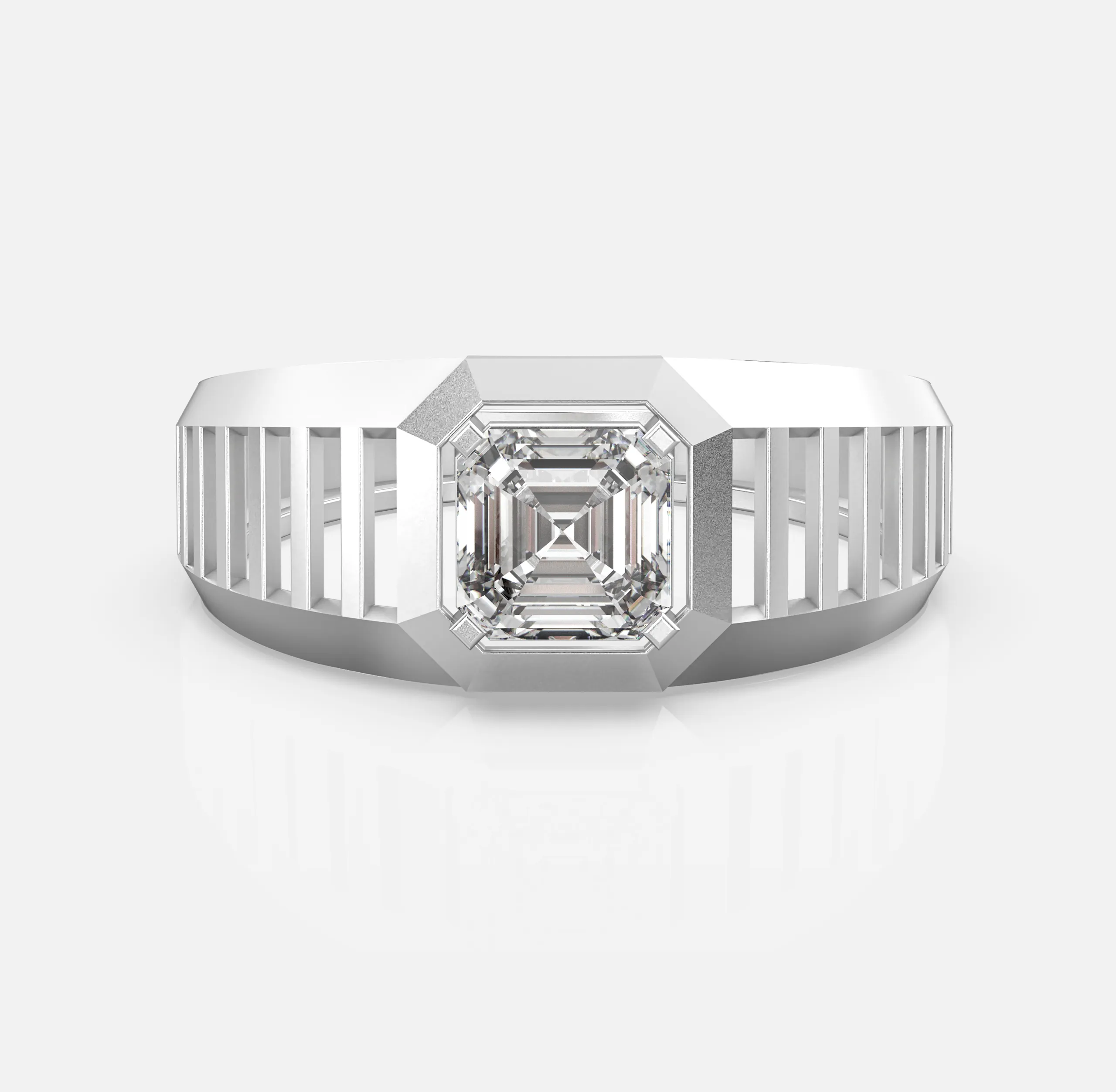 Regal Frame Diamond Ring