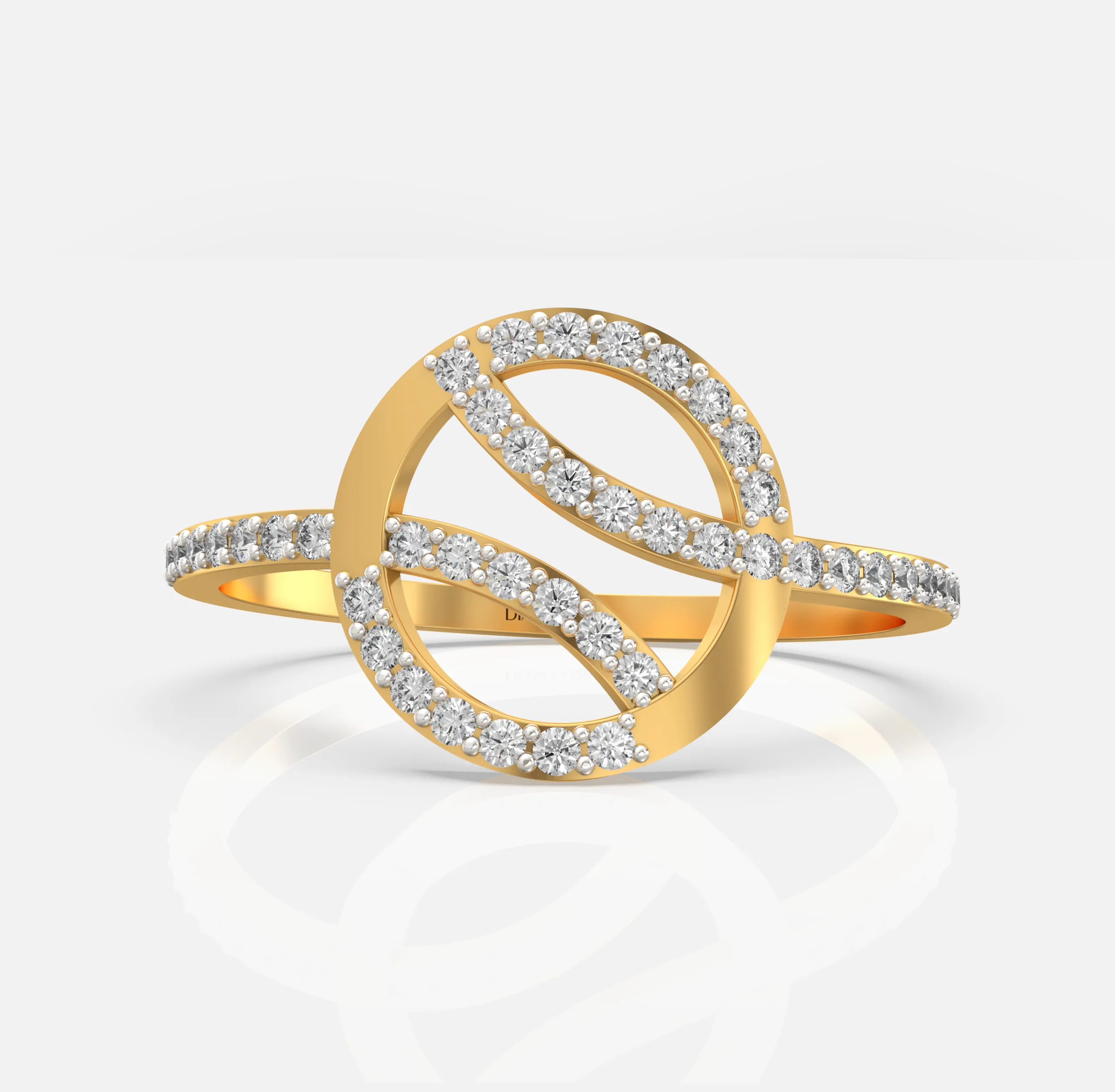 Celeste Twist Diamond Ring