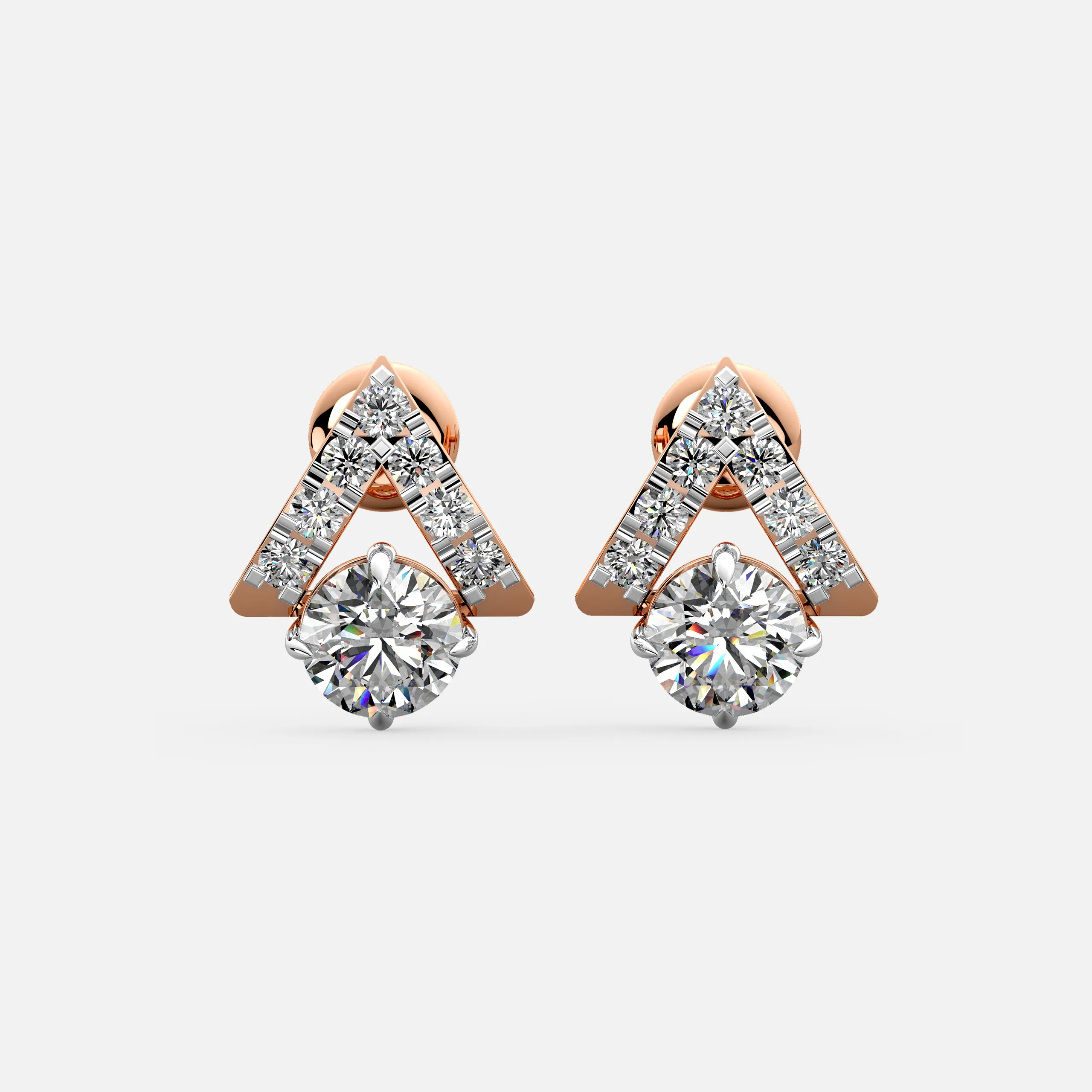 Vertex Diamond Earrings