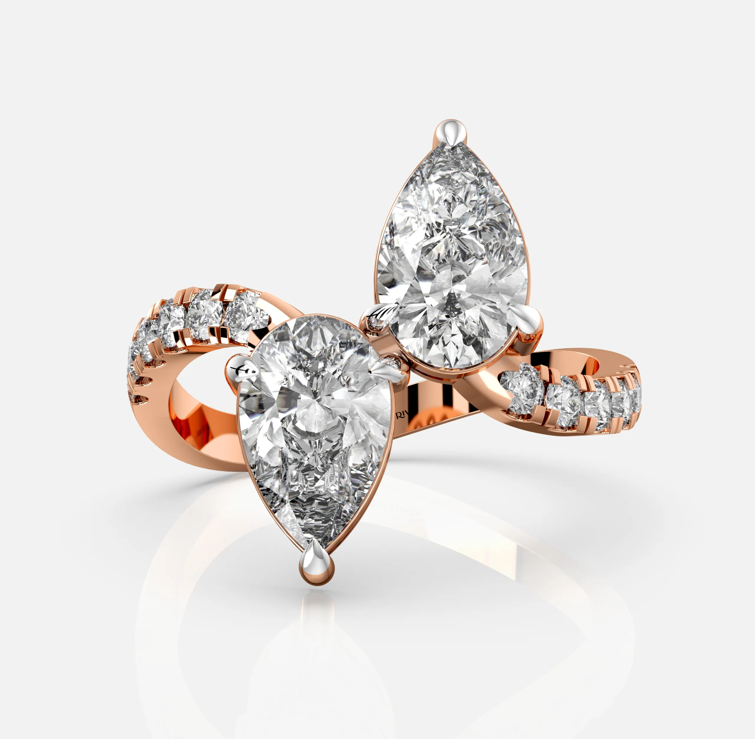Twin Radiance Diamond Ring