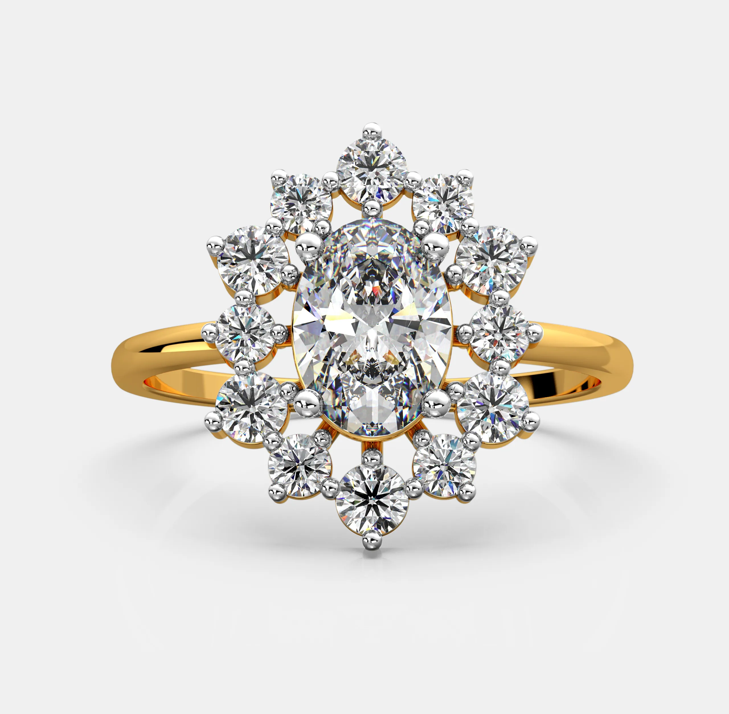 Ovalora Bloom Diamond Ring