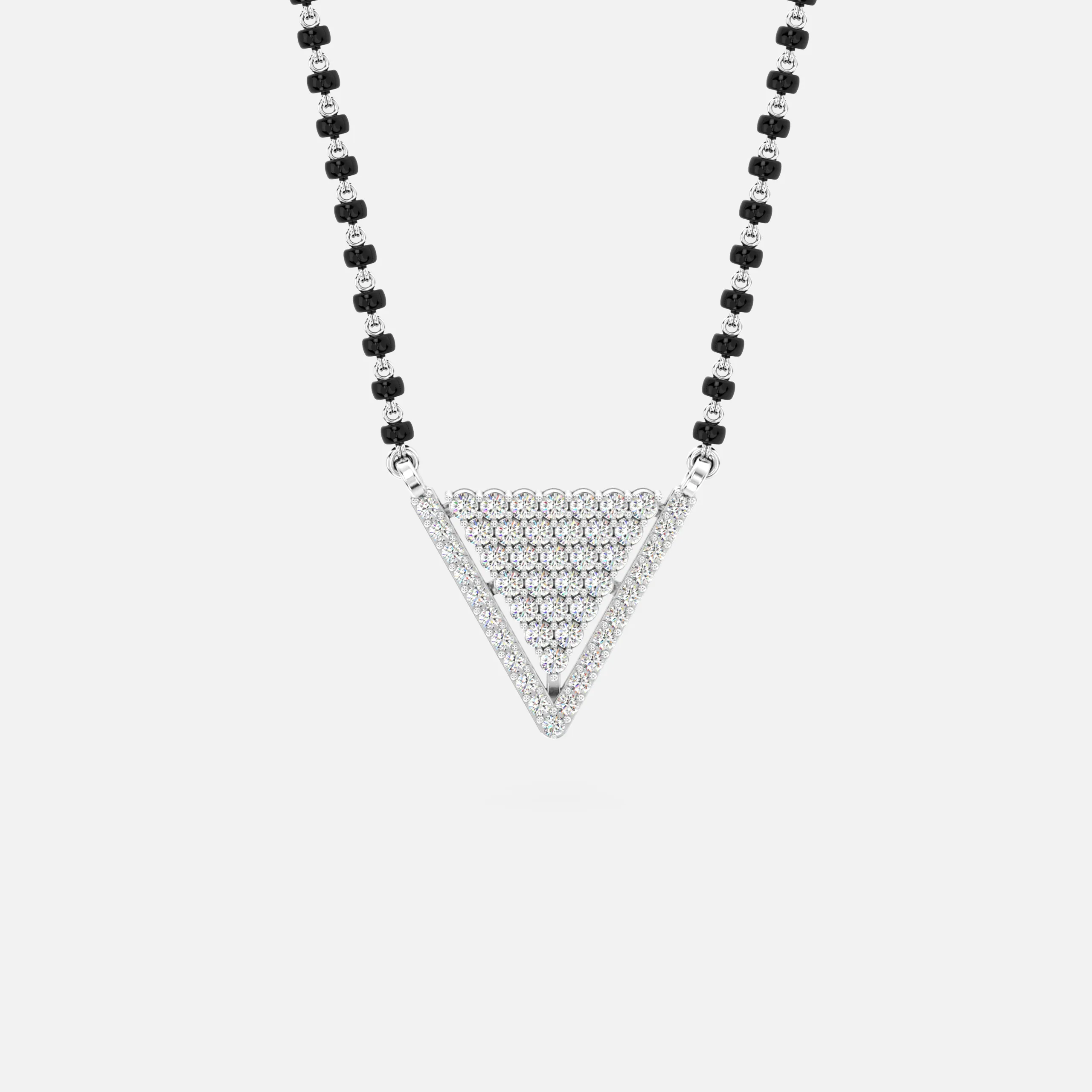 Diamond Triangular Mangalsutra
