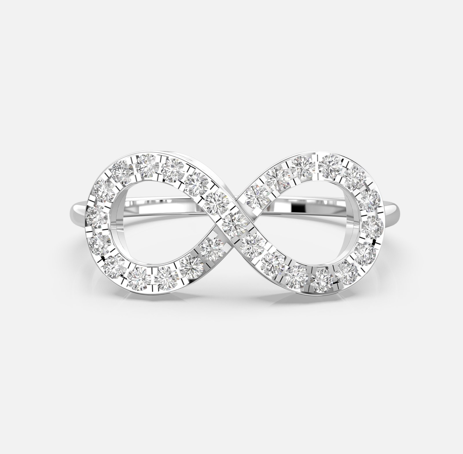 Diamond Infinity Promise Ring