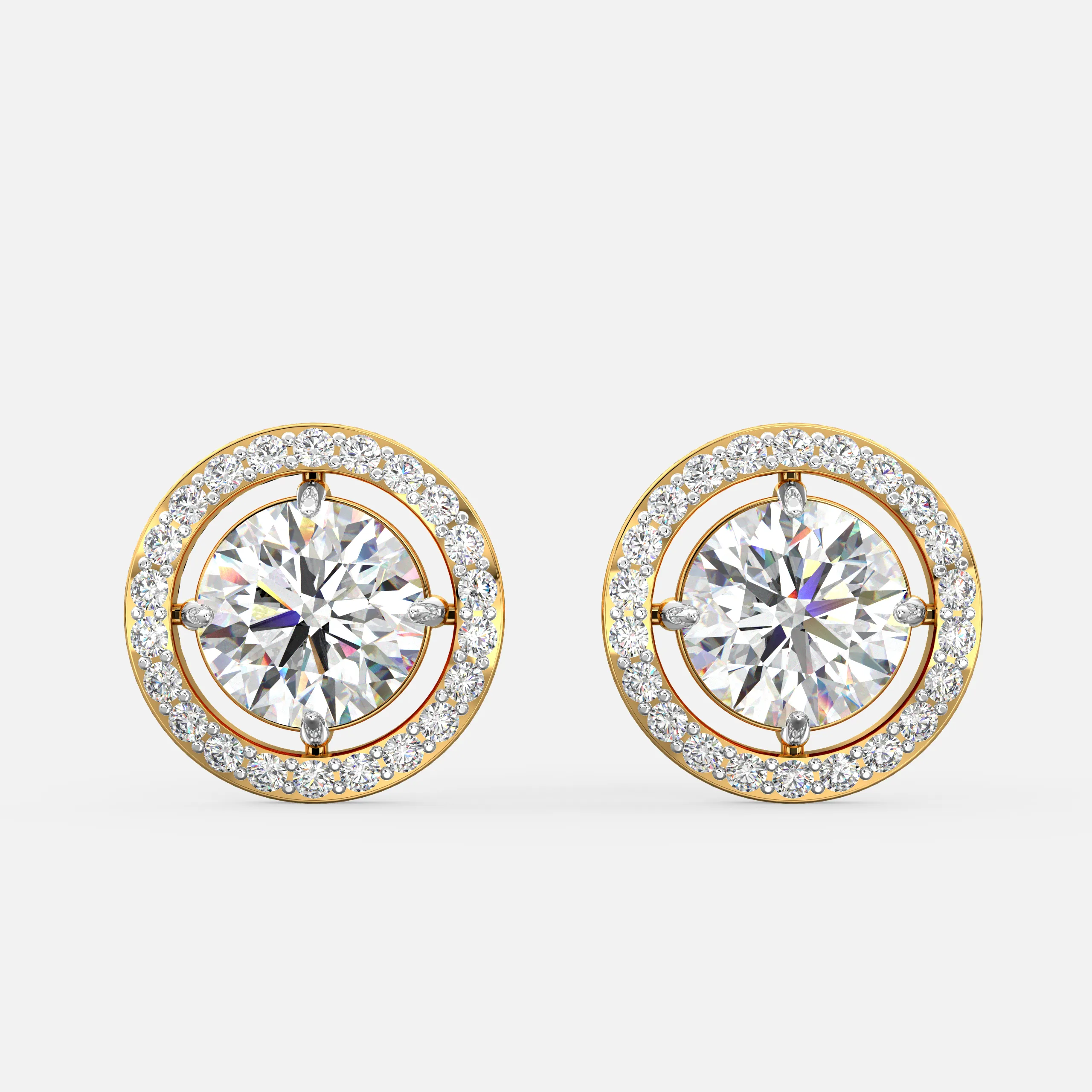 Classic Round Diamond Studs