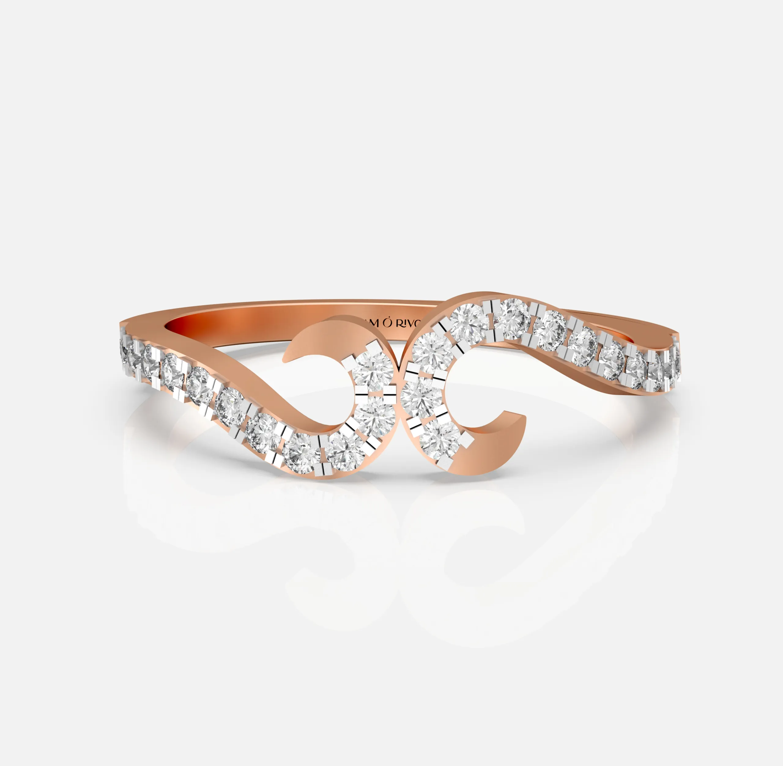 Infinity Flow Diamond Ring