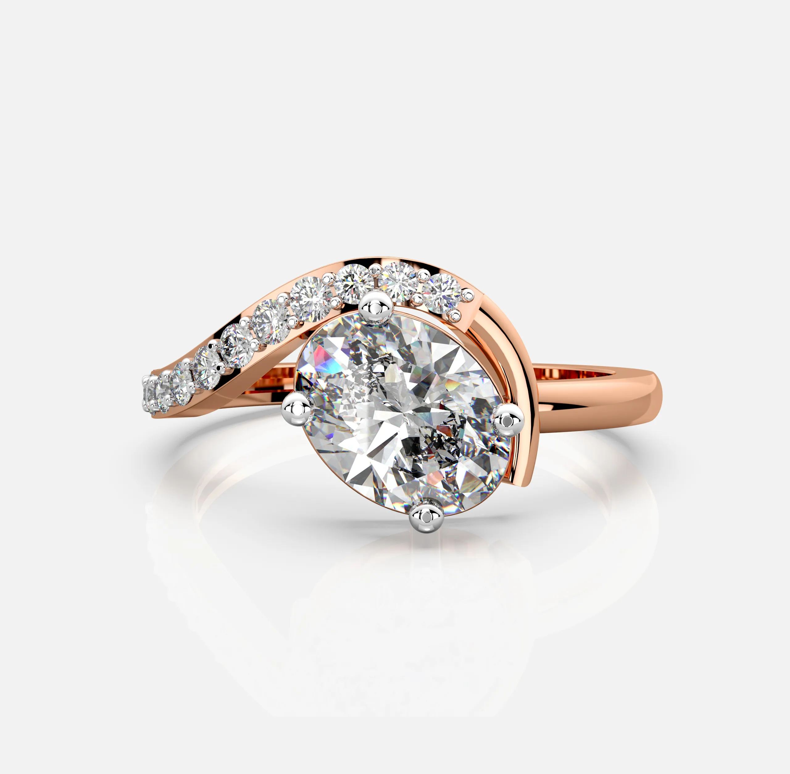 Crystal Caress Diamond Ring