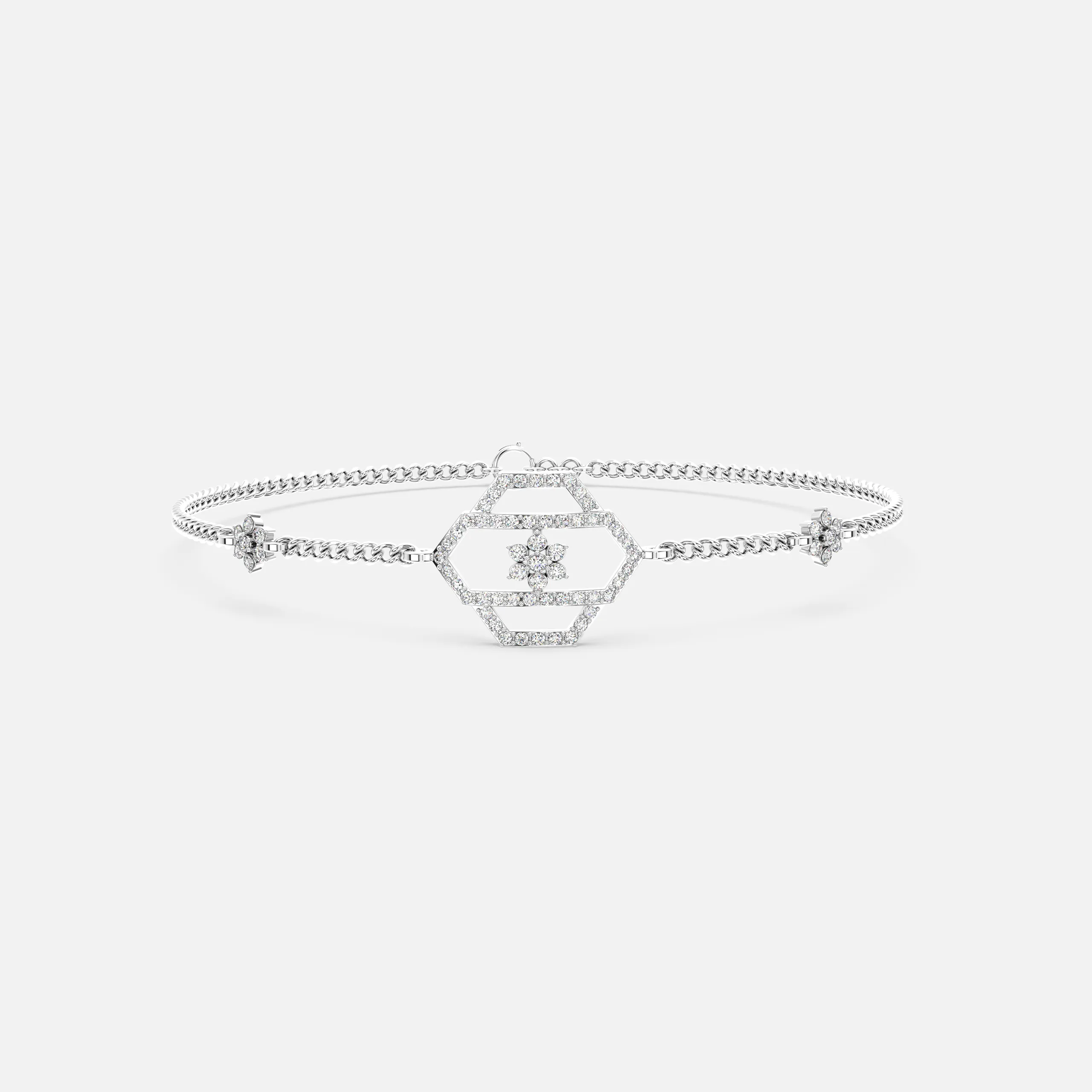Hex Aura Diamond Bracelet