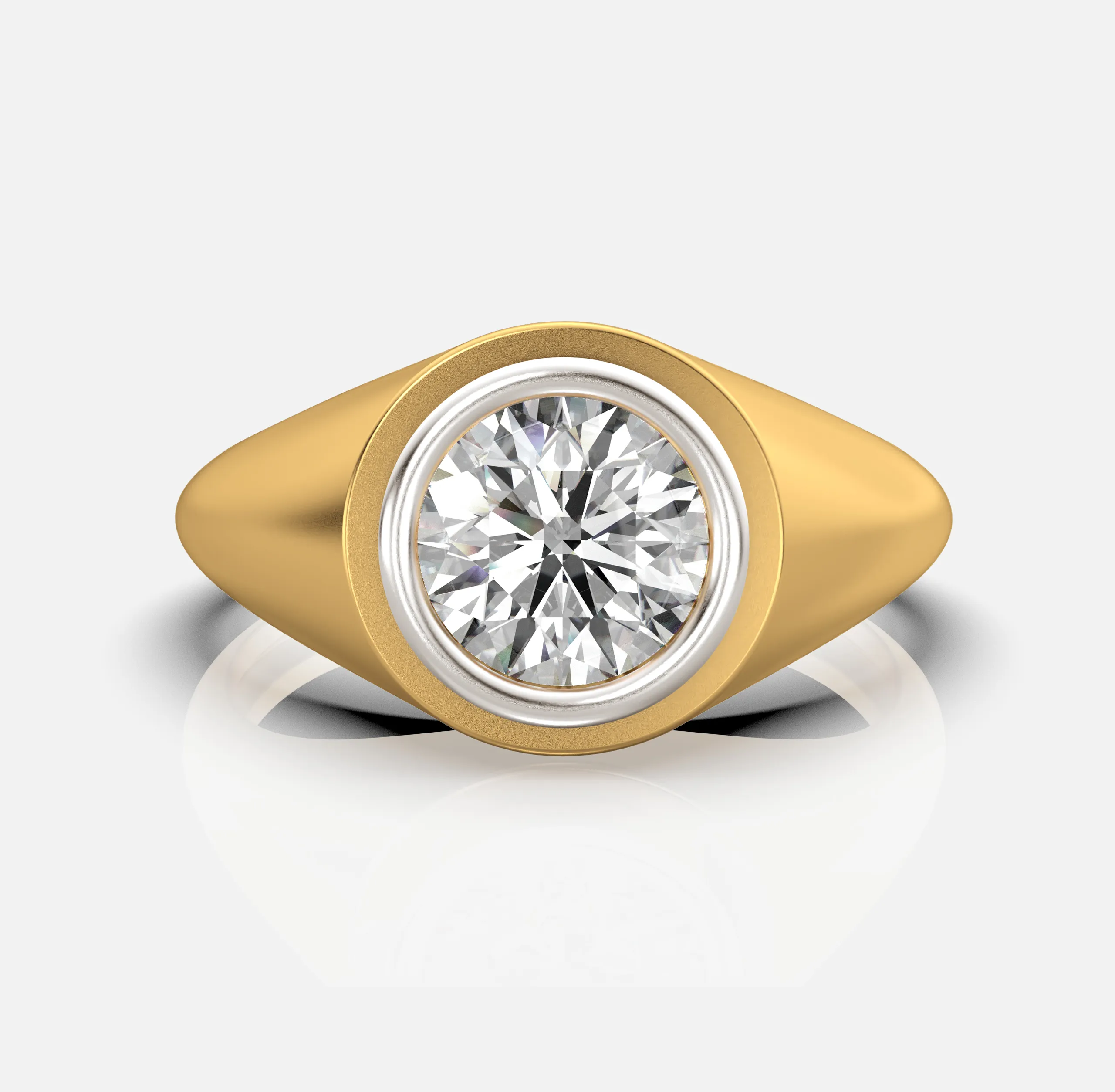 Radiant Solo Men’s Ring