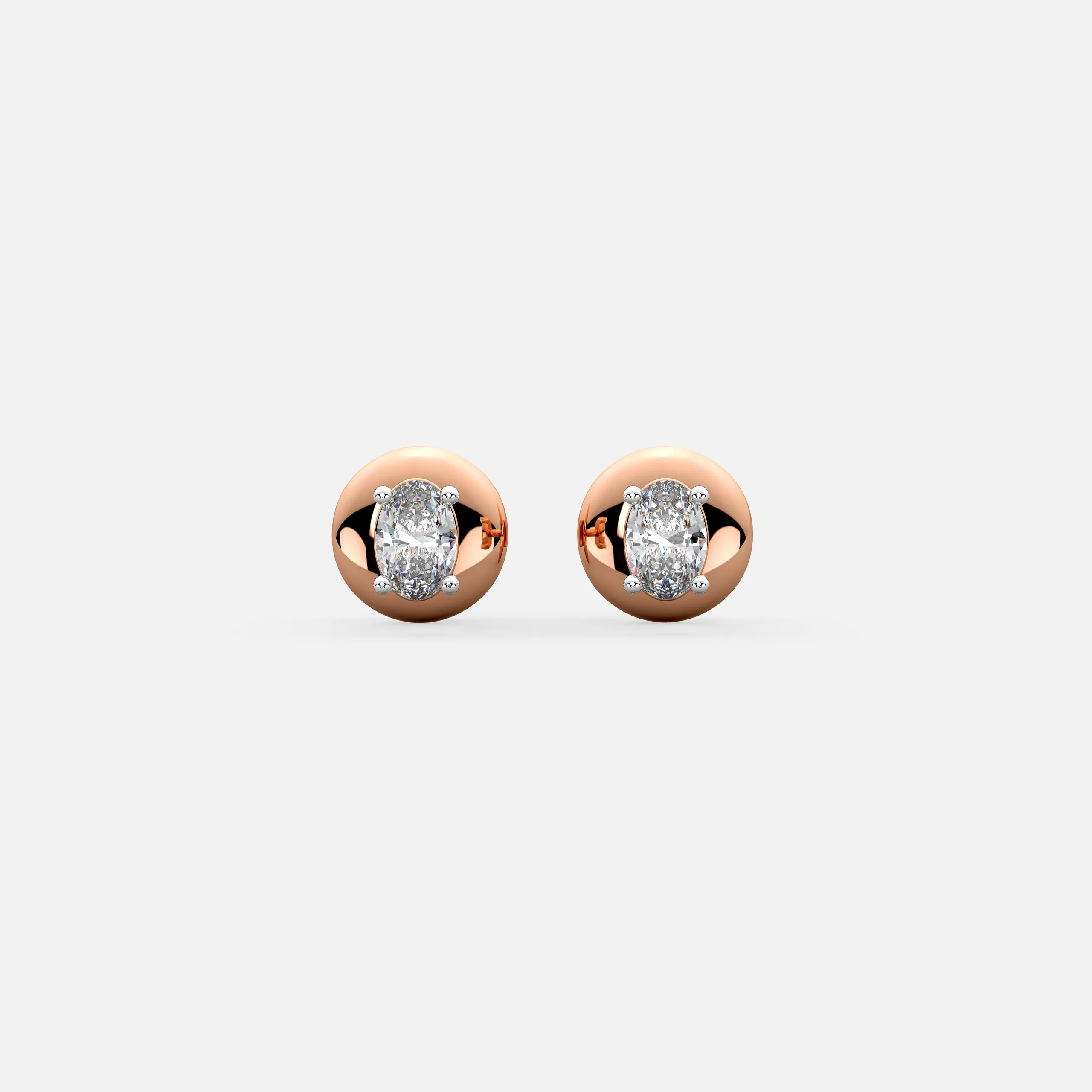 Elegant Oval Earrings