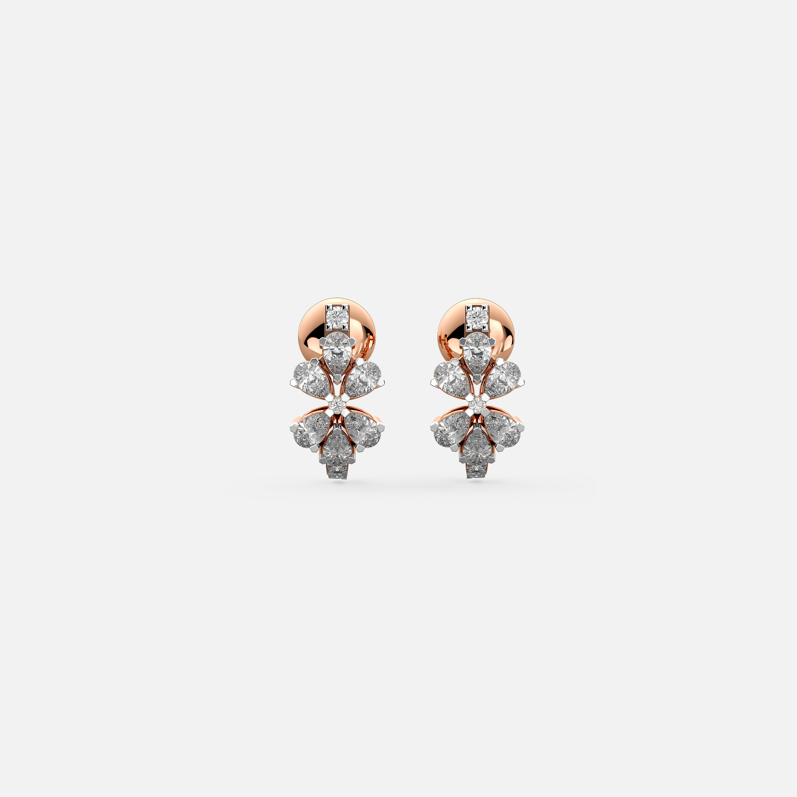 Timeless Floral Diamond Earrings