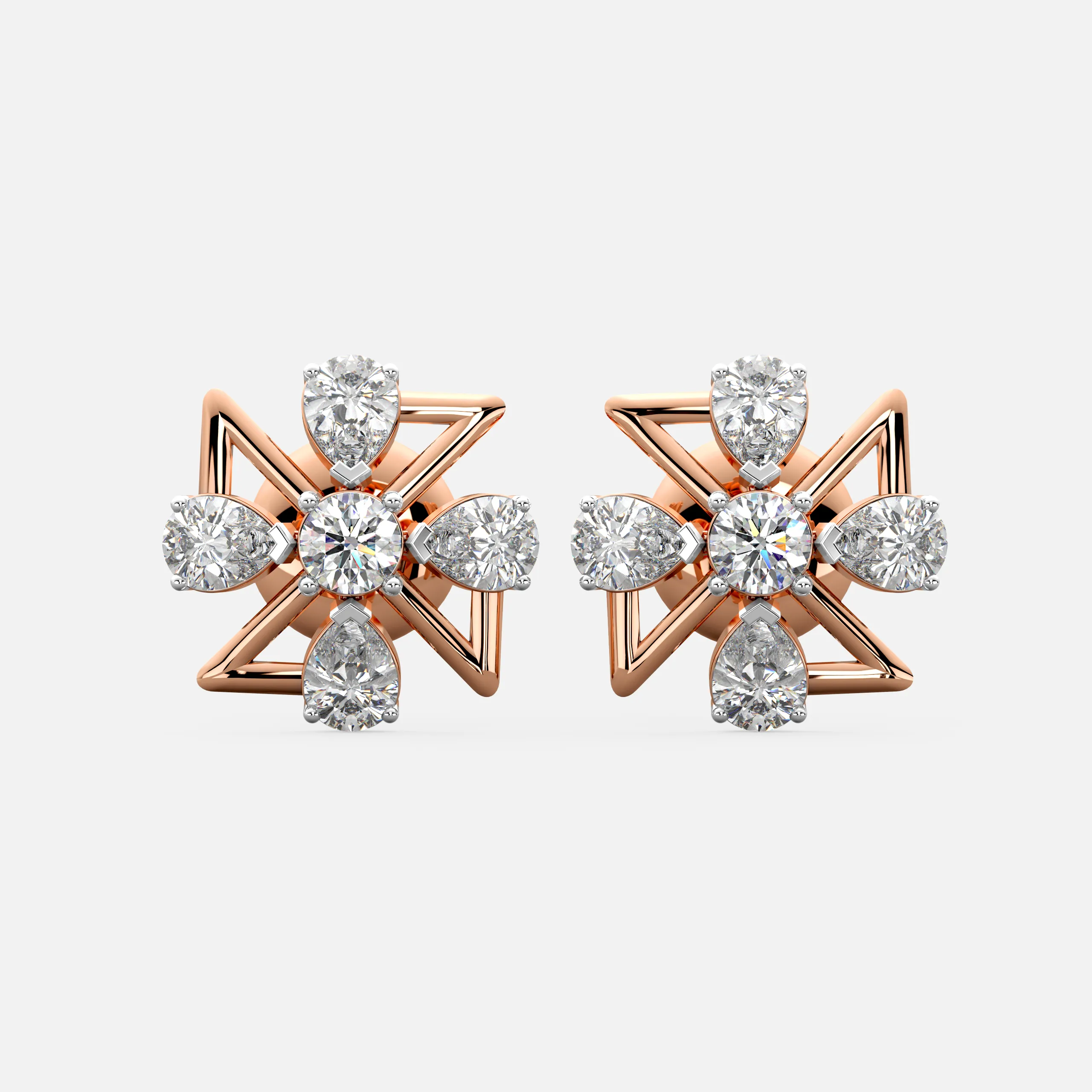 Radiant Starburst Blossom Earrings