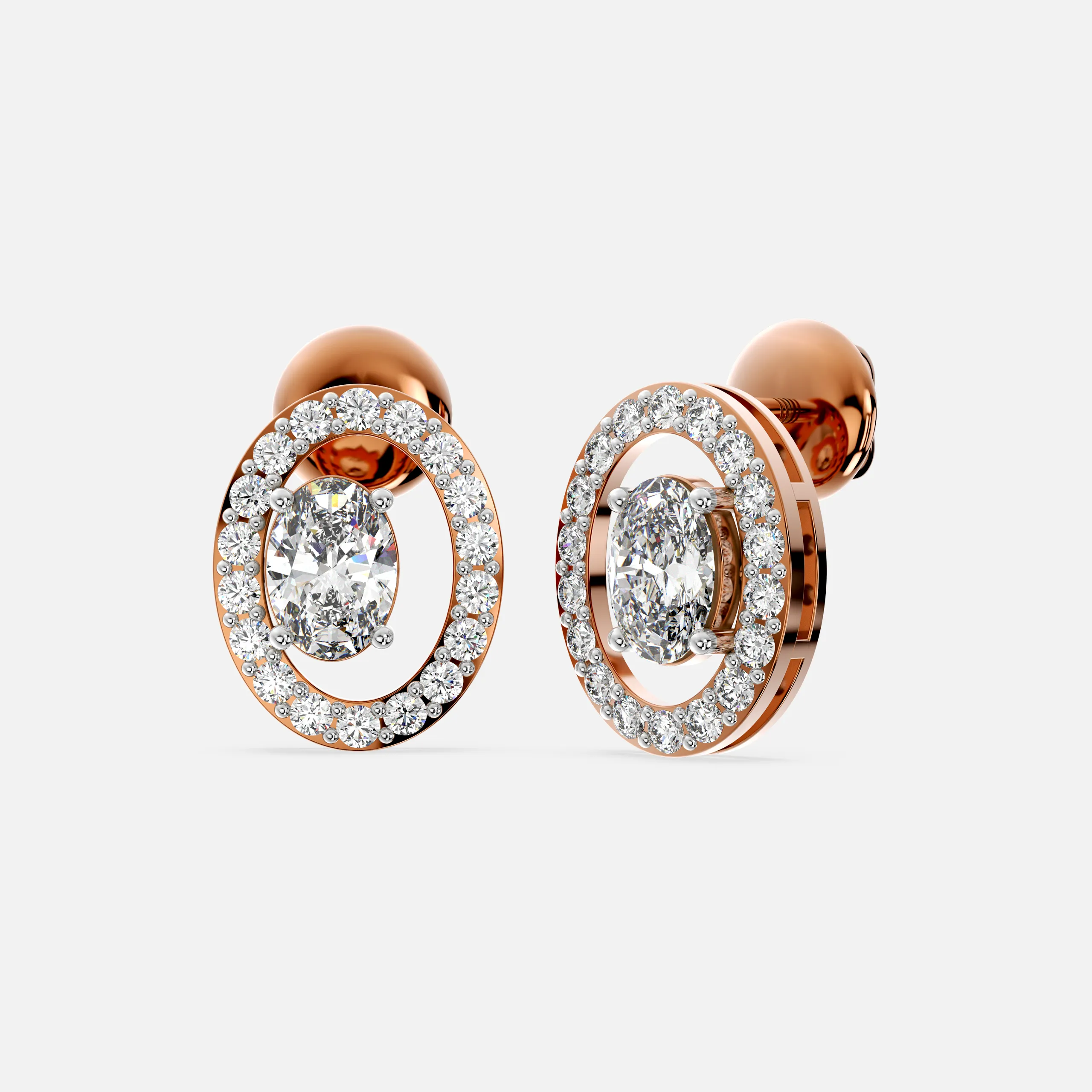 Ovalis Harmony Diamond Earrings
