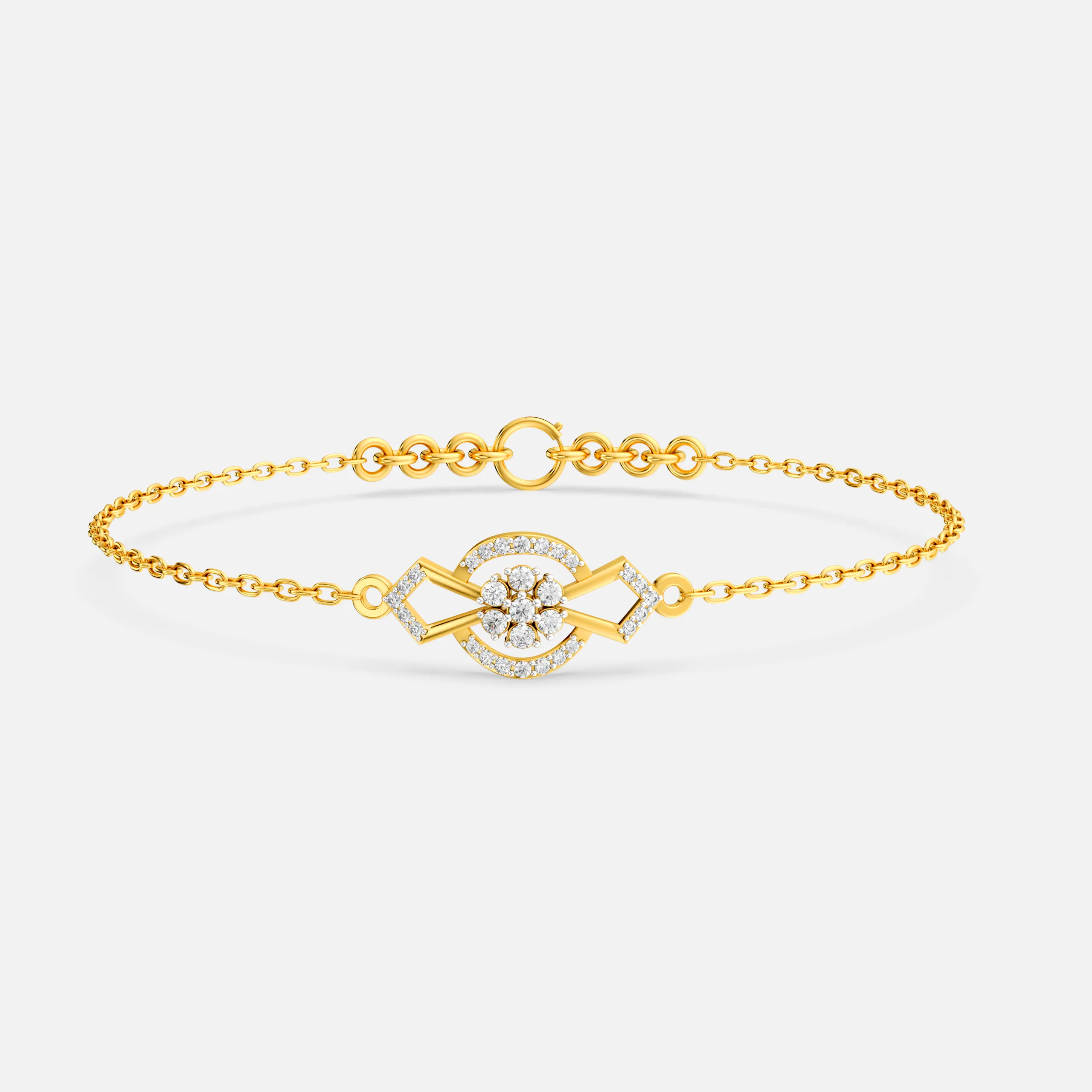 Radiant Halo Link Bracelet