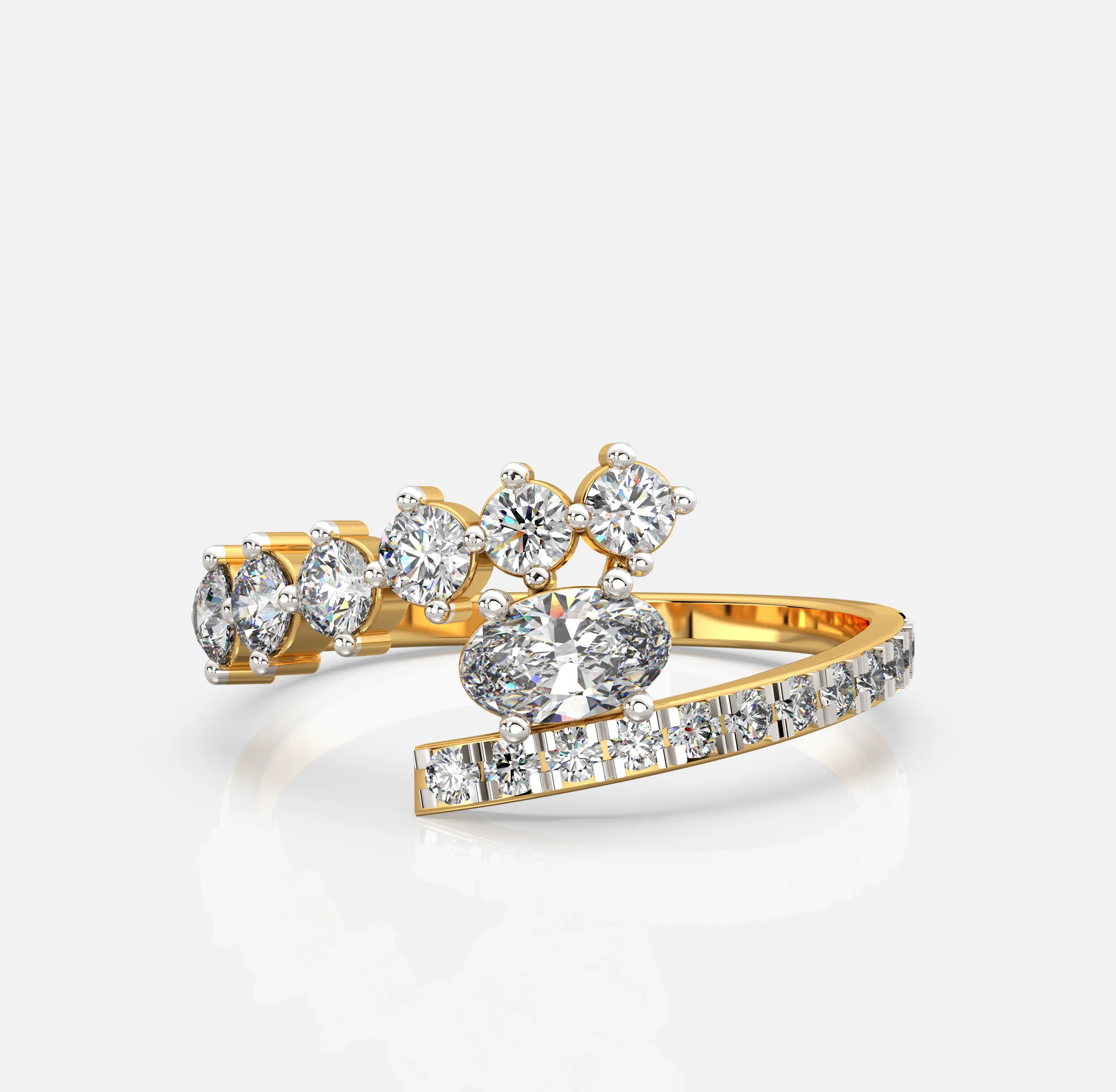 Petal Spiral Ring
