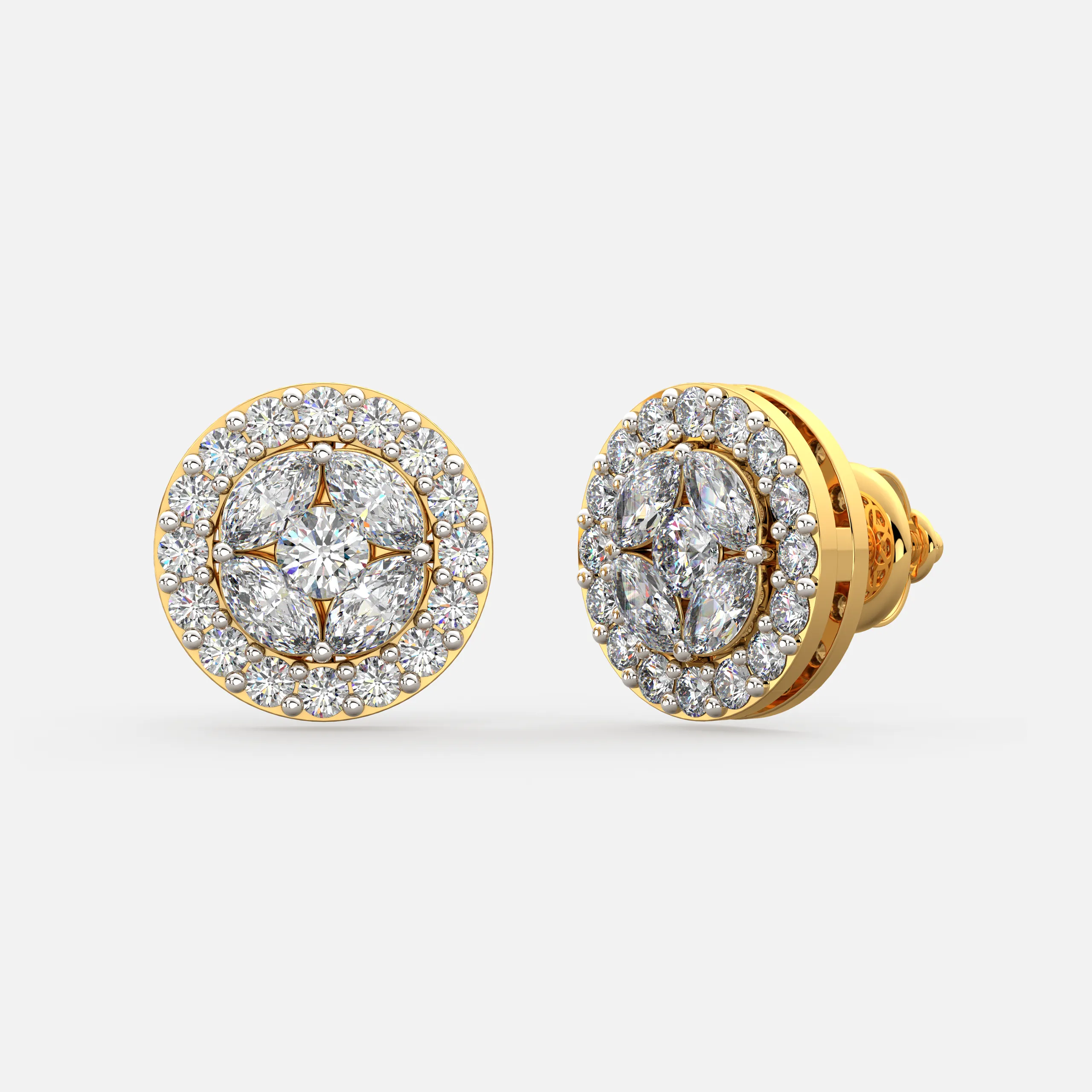 Celestial Bloom Diamond Earrings