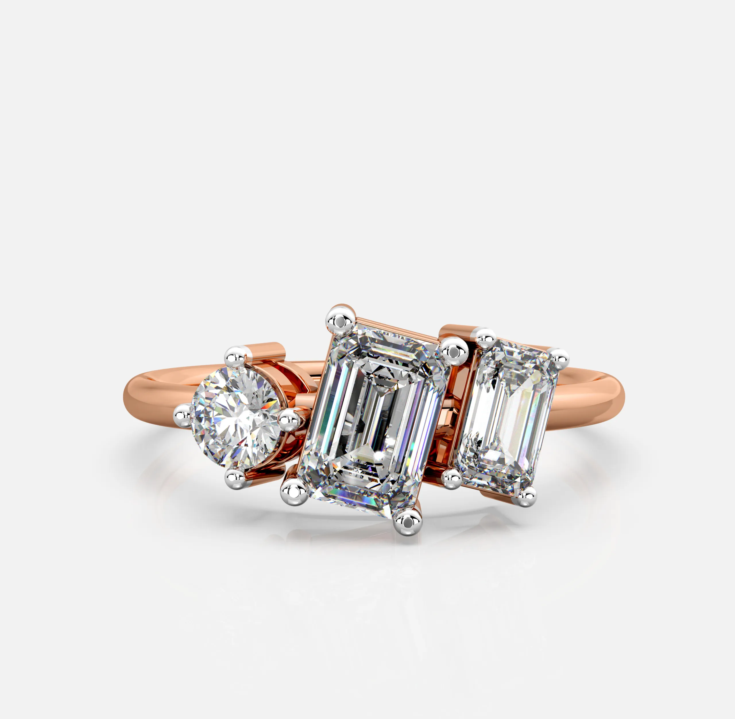 Trinity Glow Diamond Ring
