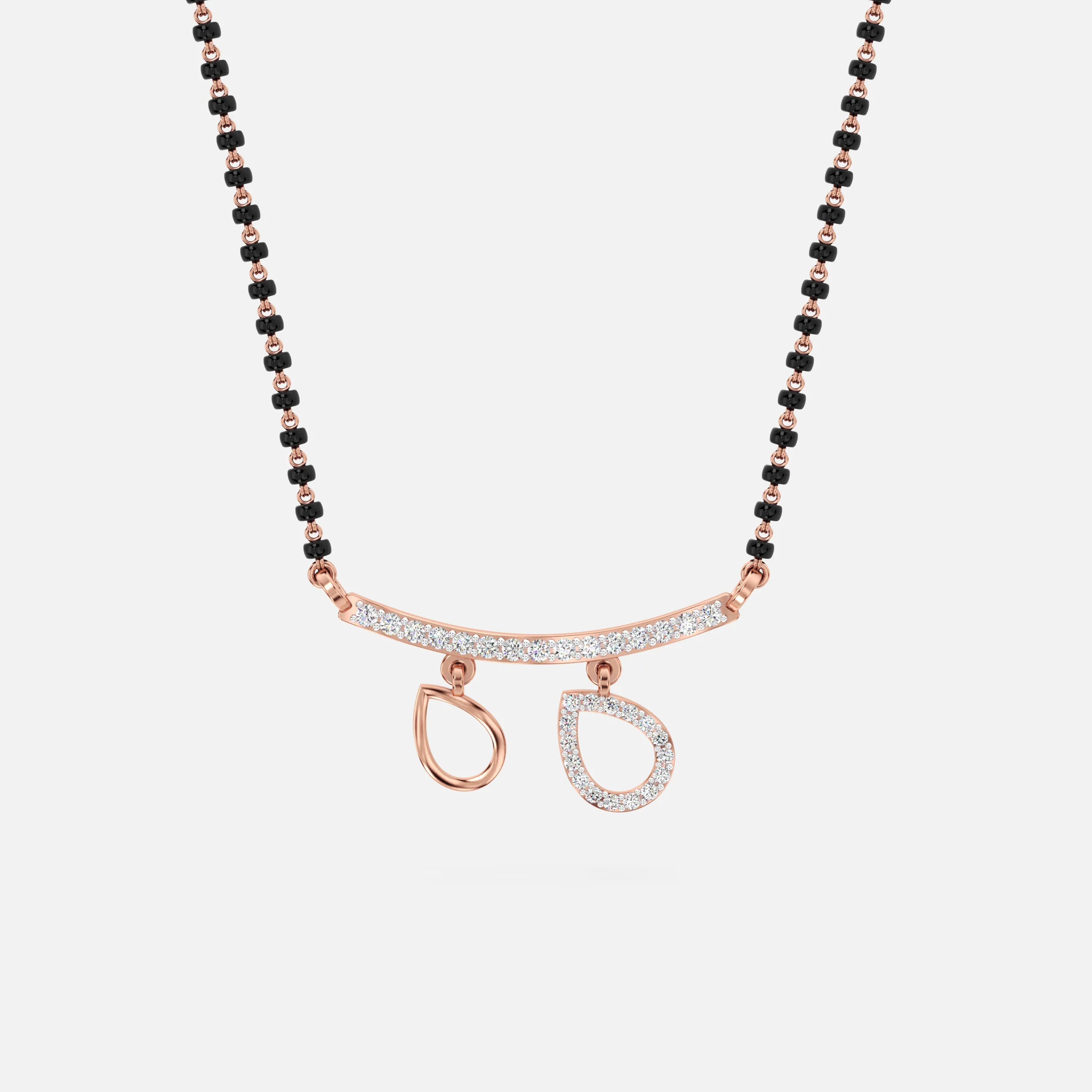 Duo Drop Charm Mangalsutra