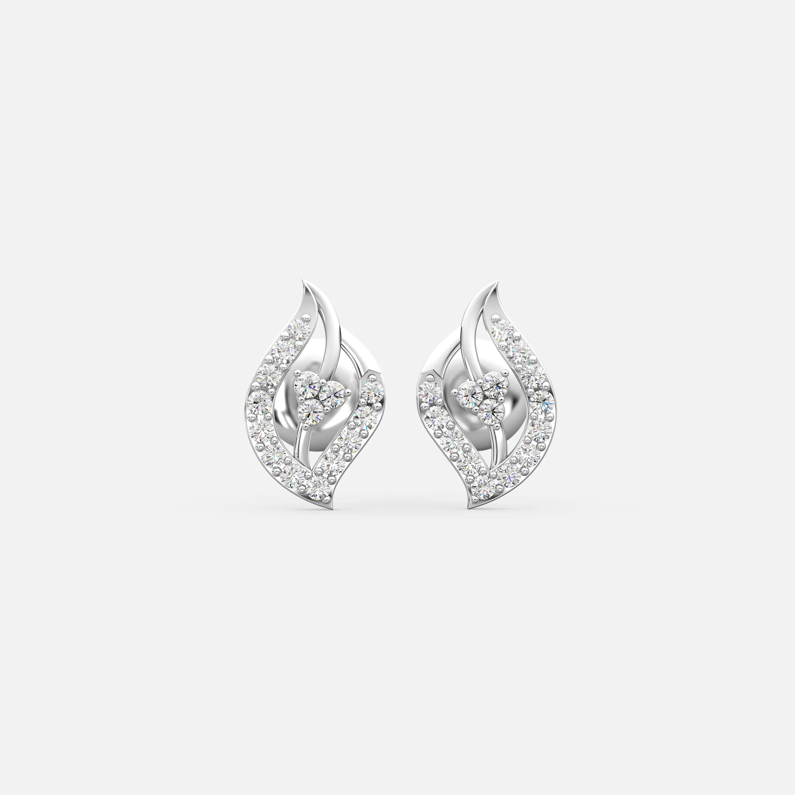 Petal Flow Diamond Studs