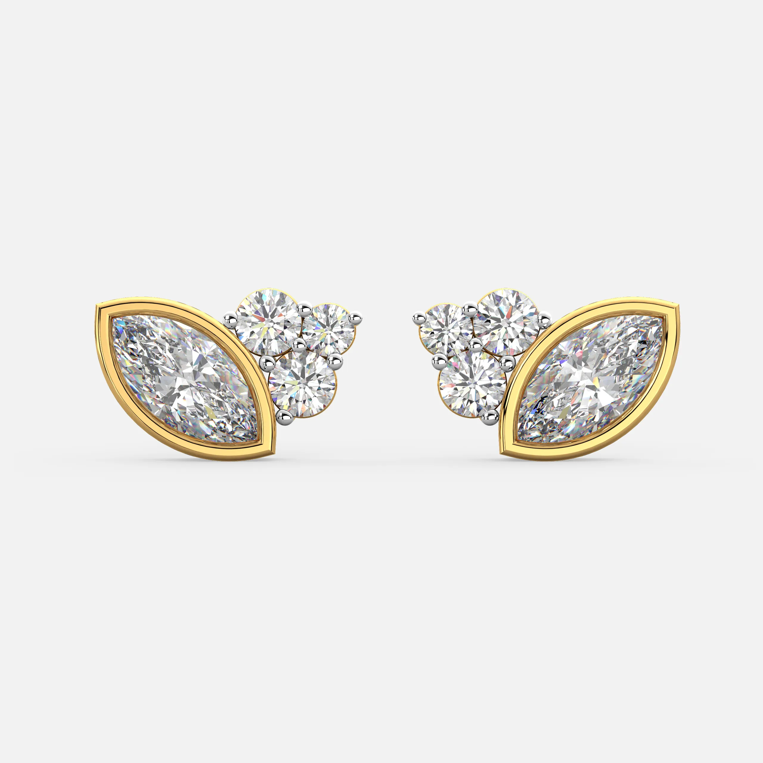 Radiant Leaf Studs