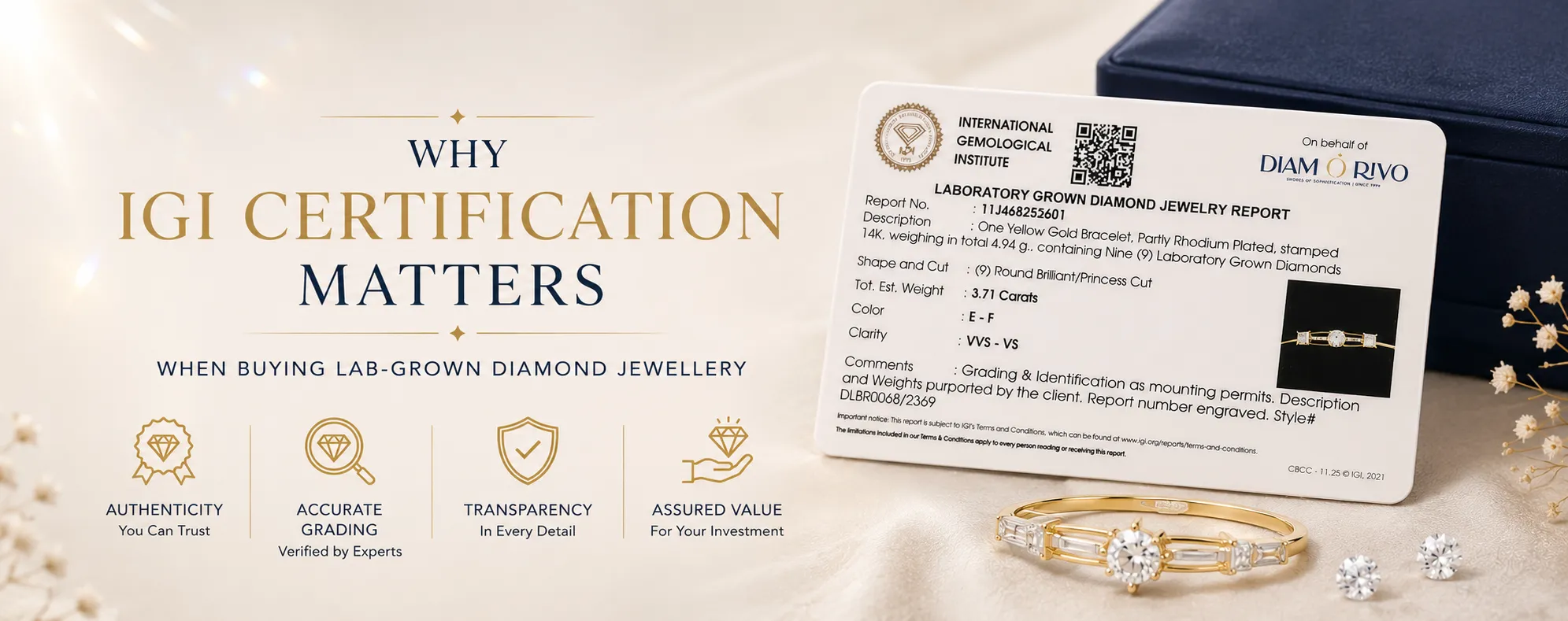 WHY IGI CERTIFICATION MATTERS WHEN BUYING LAB-GROWN DIAMOND JEWELLERY