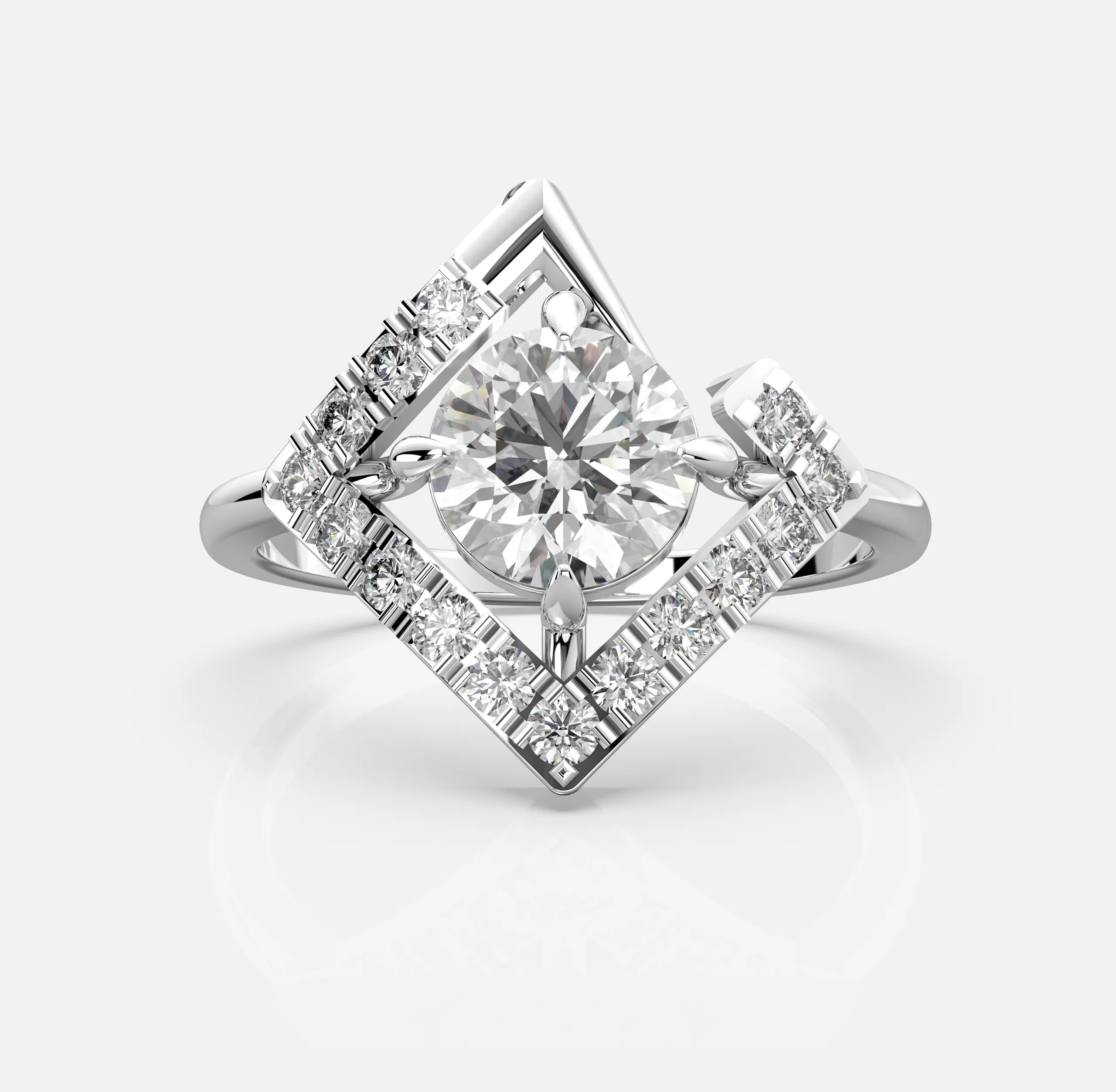 Diamond Matrix Ring