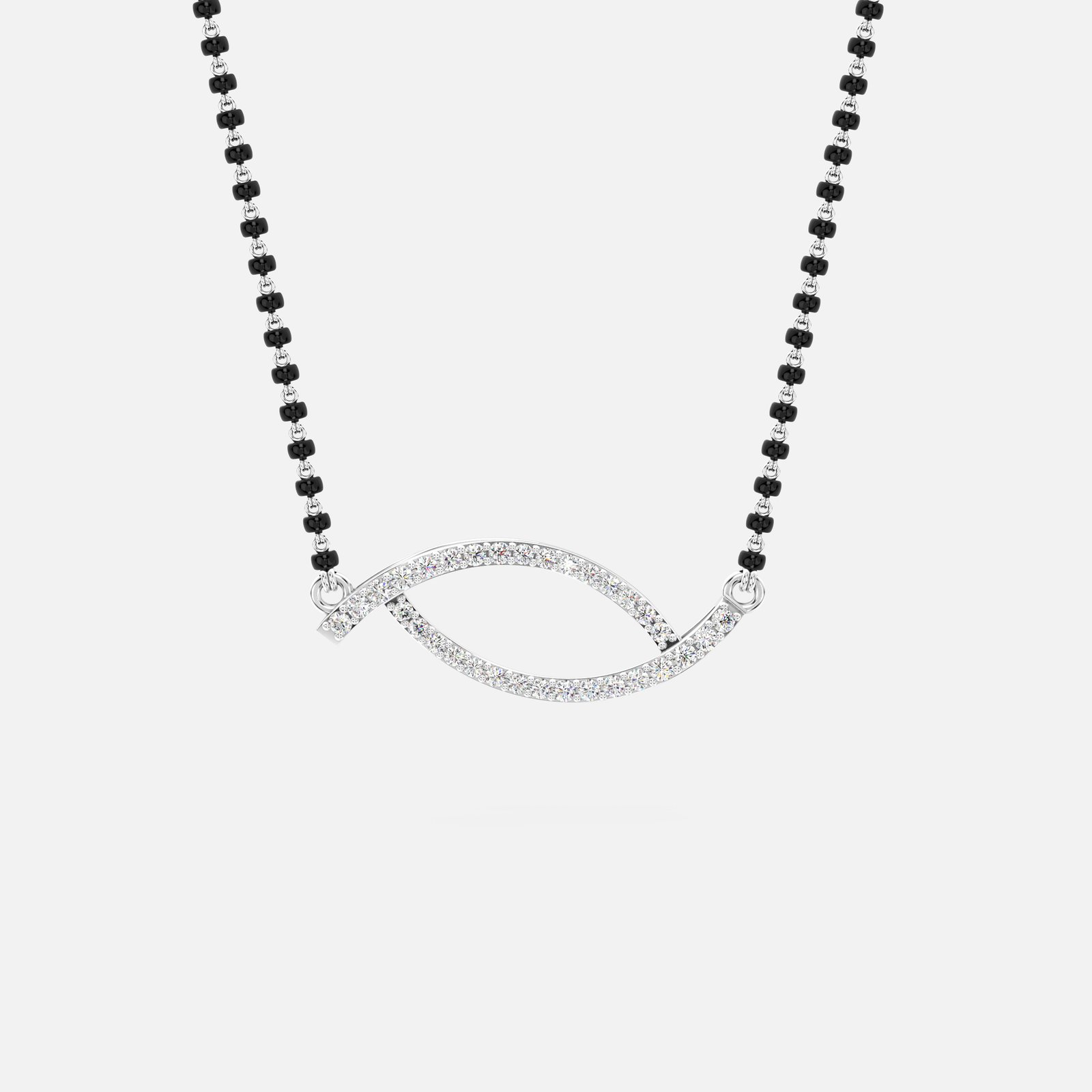 Diamond Swirl Mangalsutra