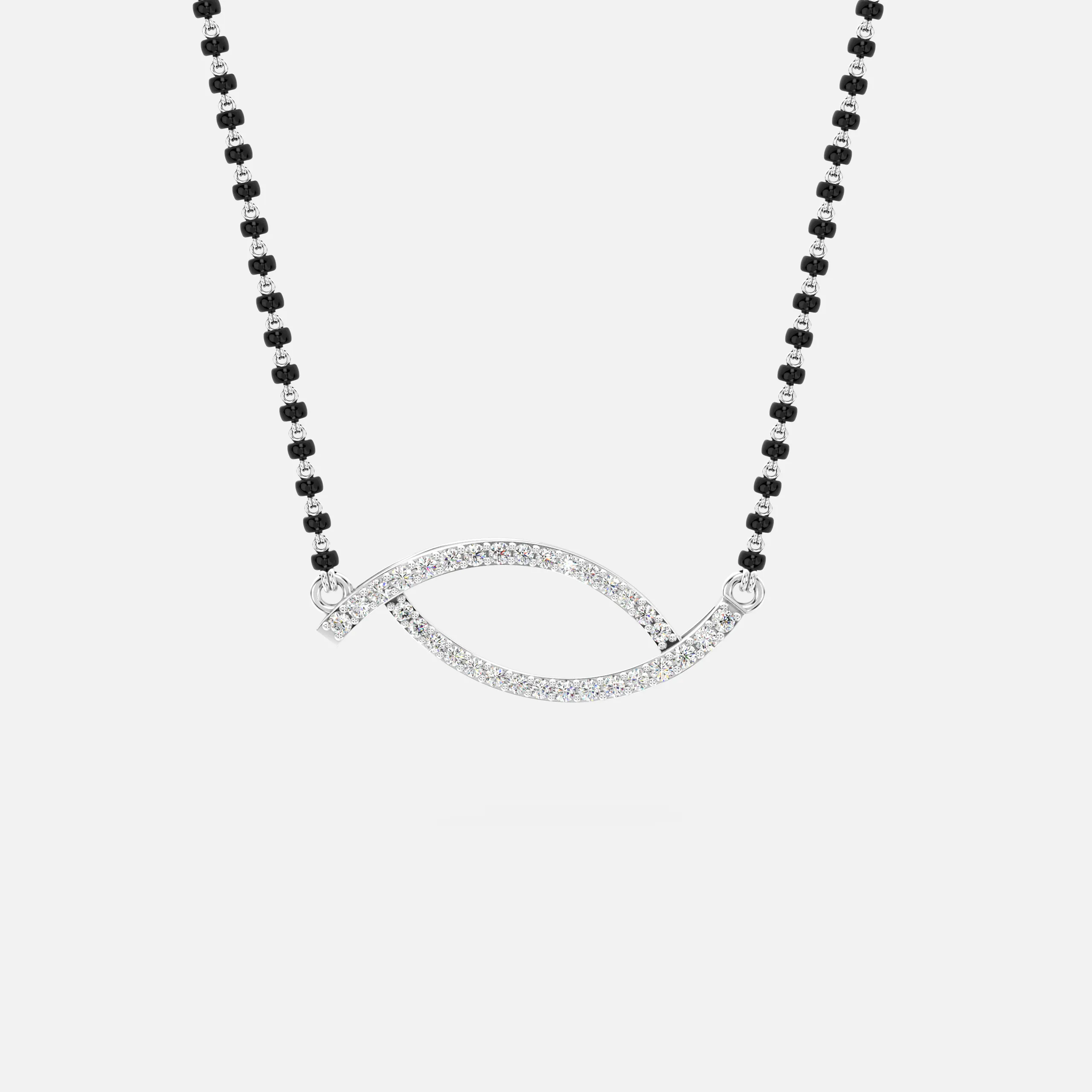 Diamond Swirl Mangalsutra
