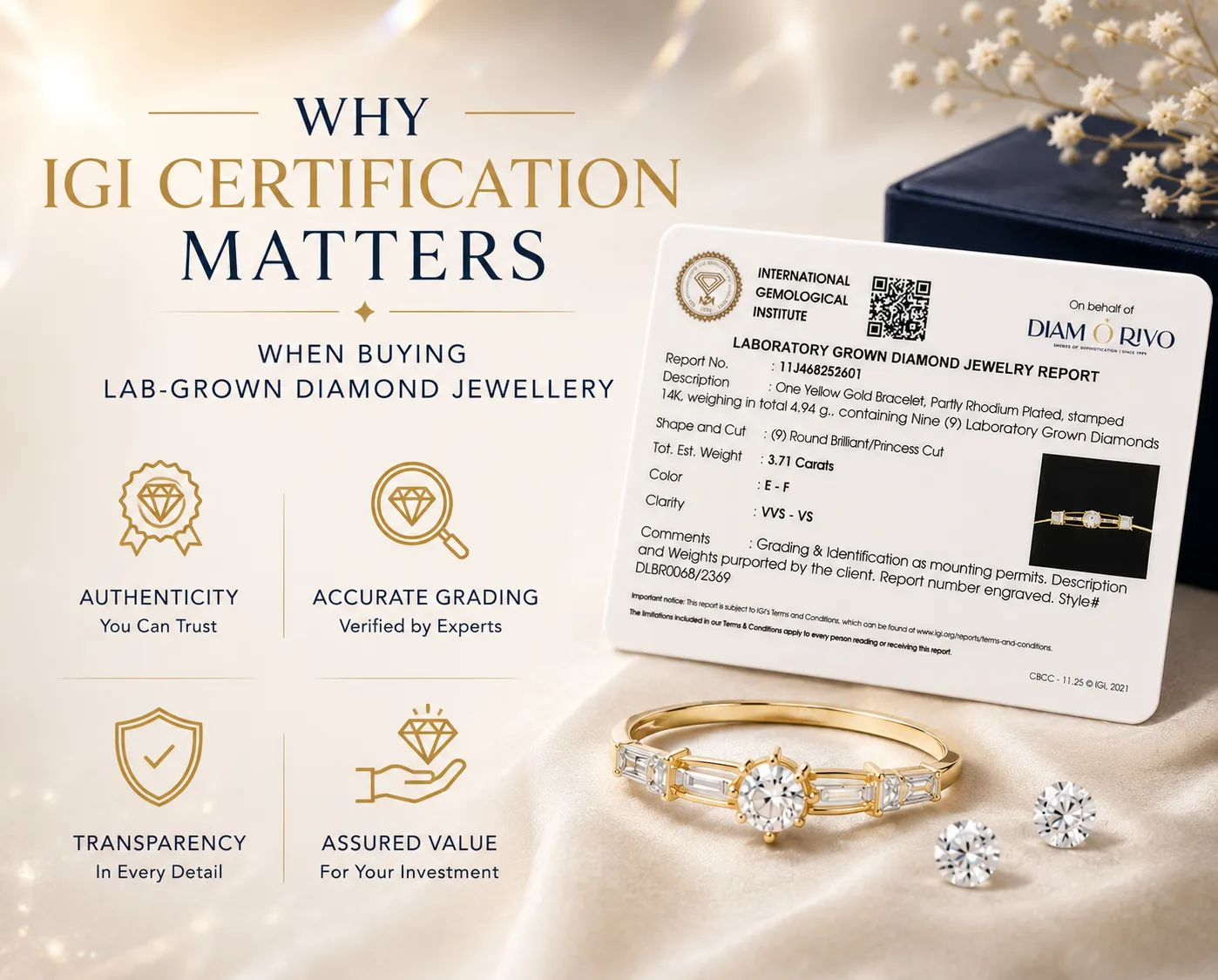 WHY IGI CERTIFICATION MATTERS WHEN BUYING LAB-GROWN DIAMOND JEWELLERY
