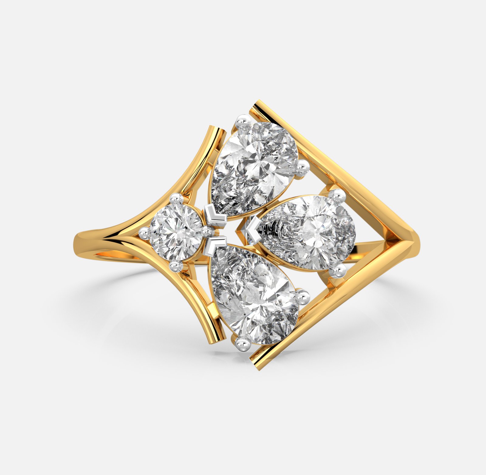 Blooming Cluster Diamond Ring