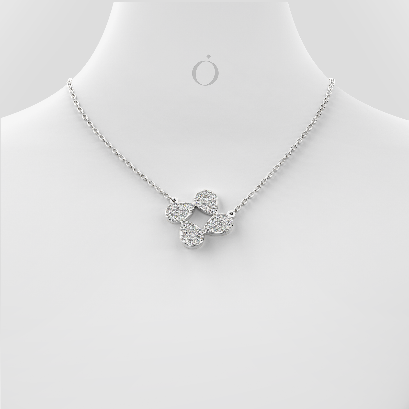 Liora Petal Diamond Necklace