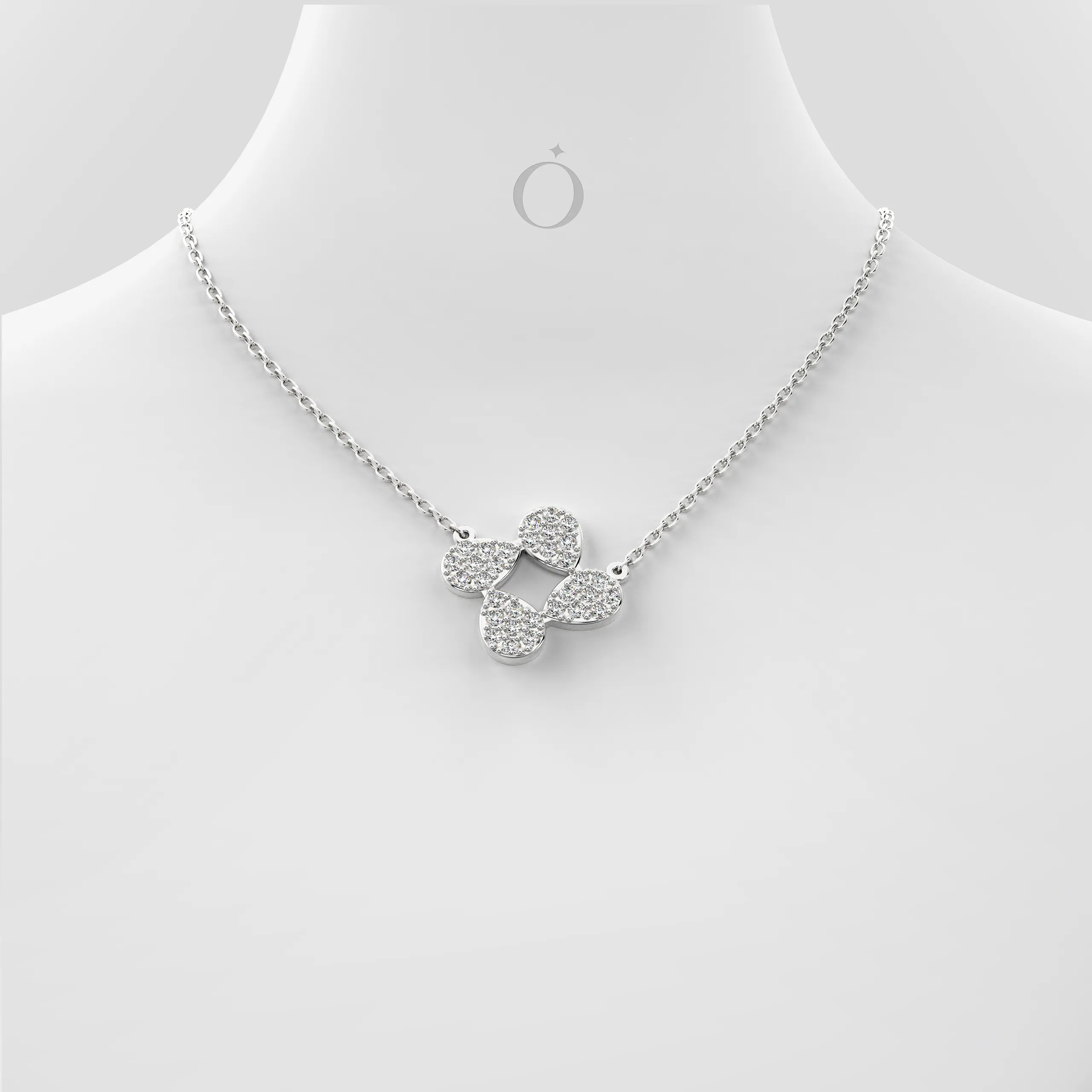 Liora Petal Diamond Necklace