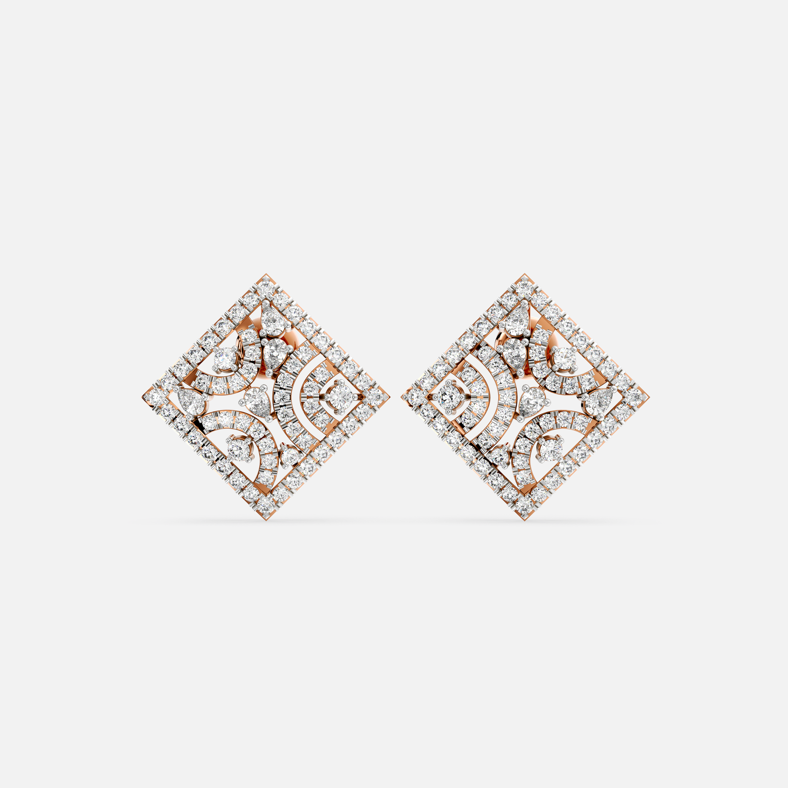 Aurelia Wave Diamond Earrings