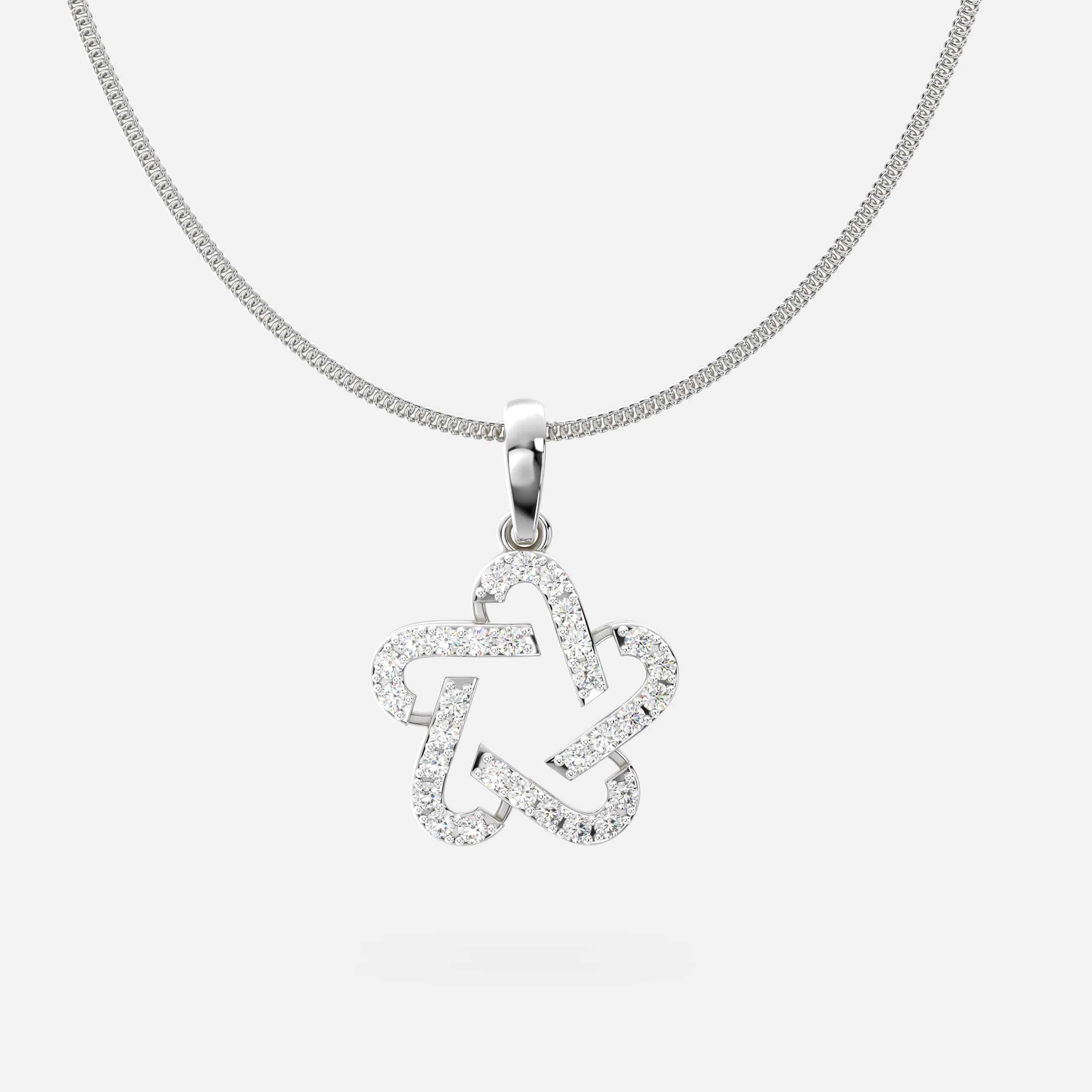 Celestial Heart Knot Pendant
