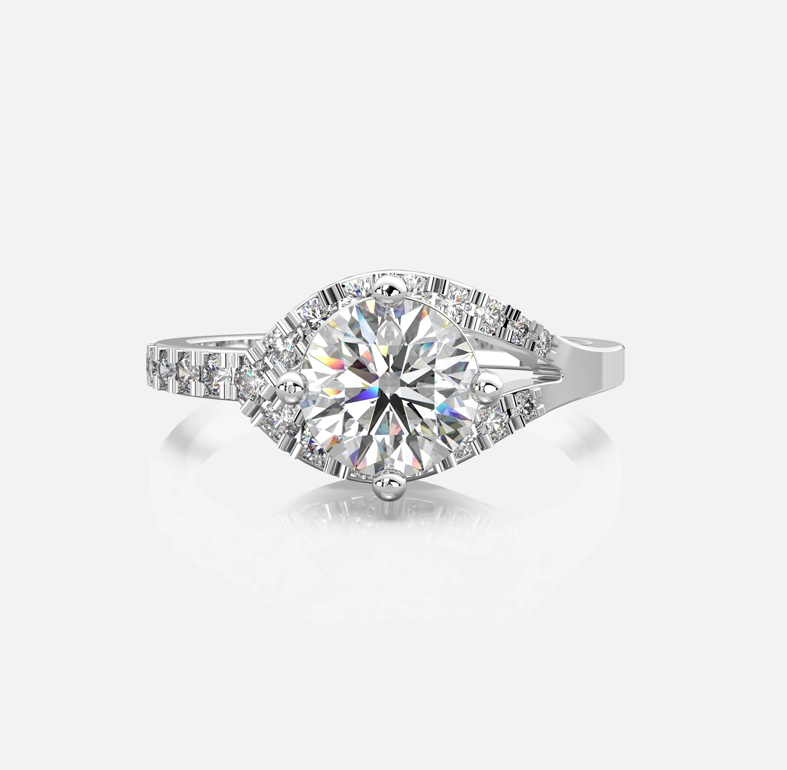 Infinity Gleam Diamond Ring