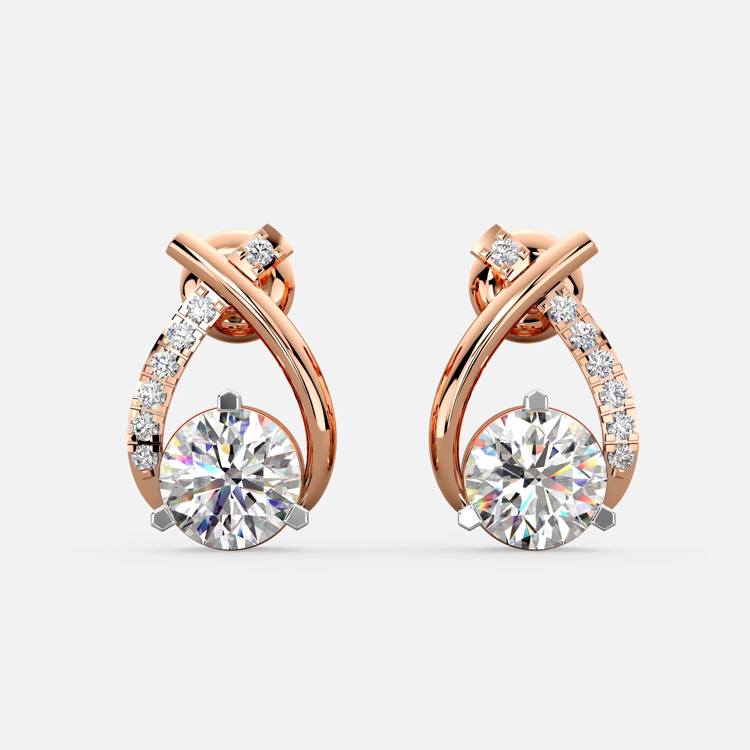 Classic Teardrop Diamond Earrings