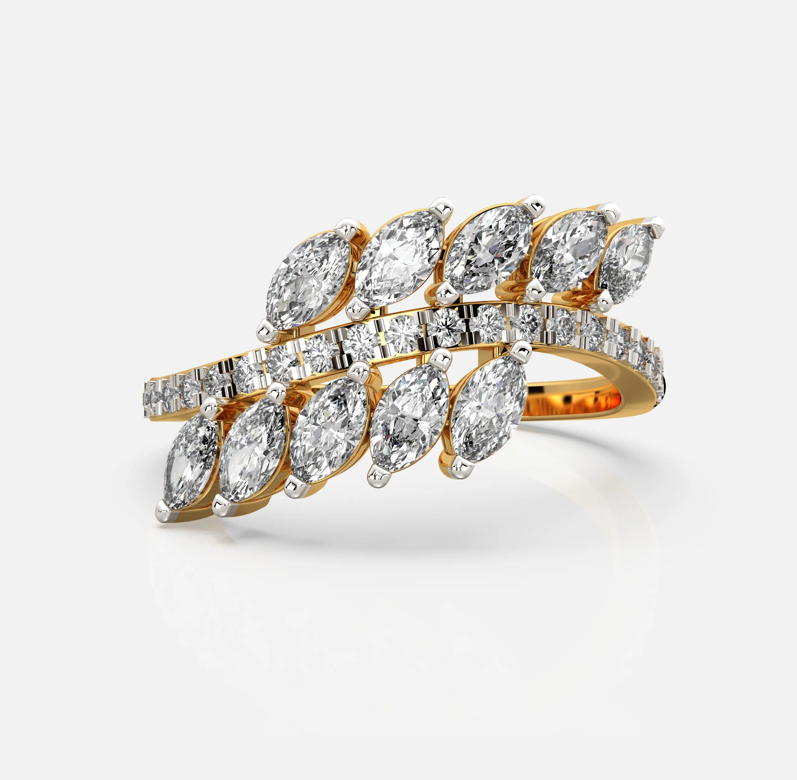 Eternal Leaf Diamond Ring