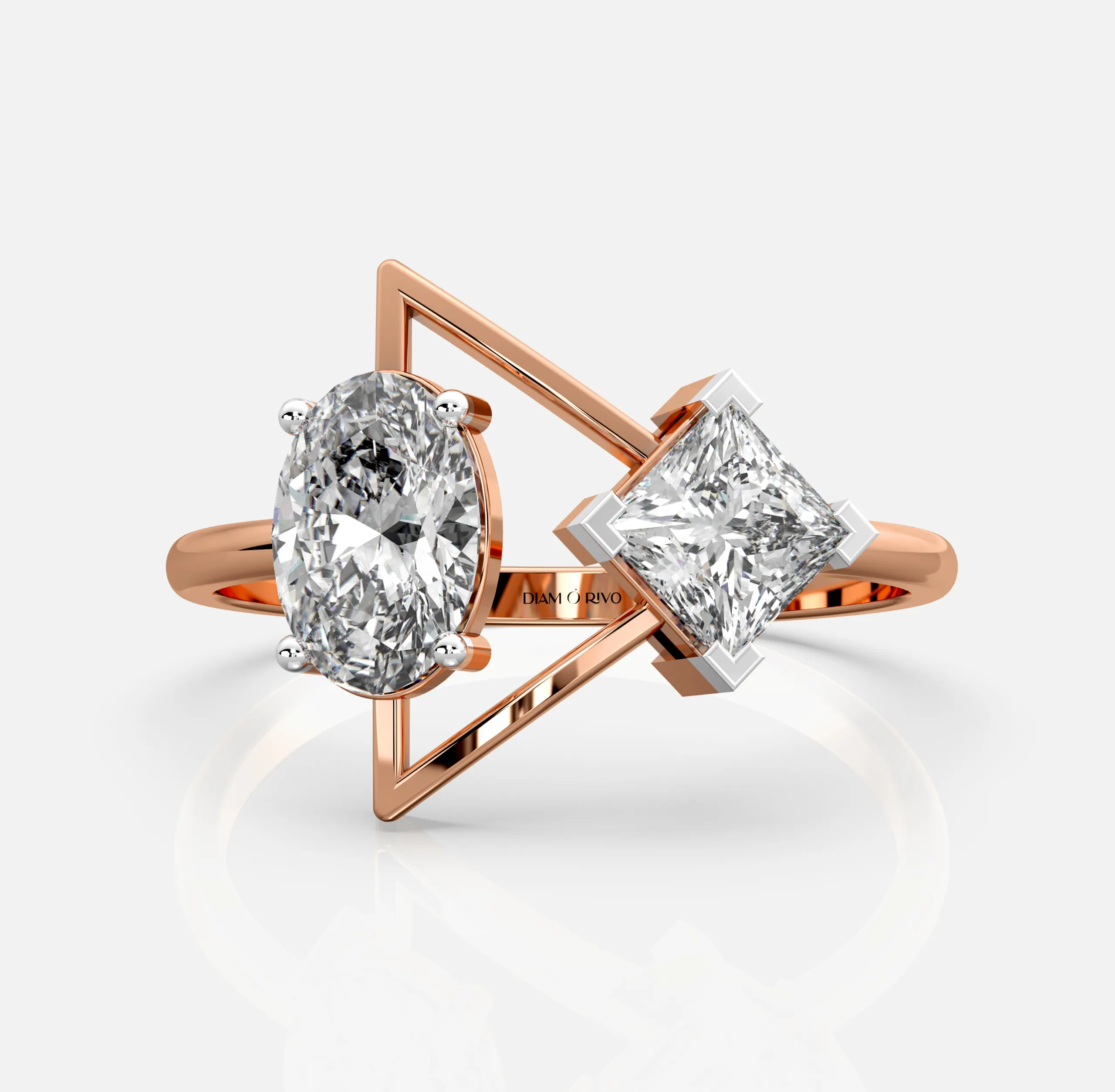 Aurora Duo Diamond Ring