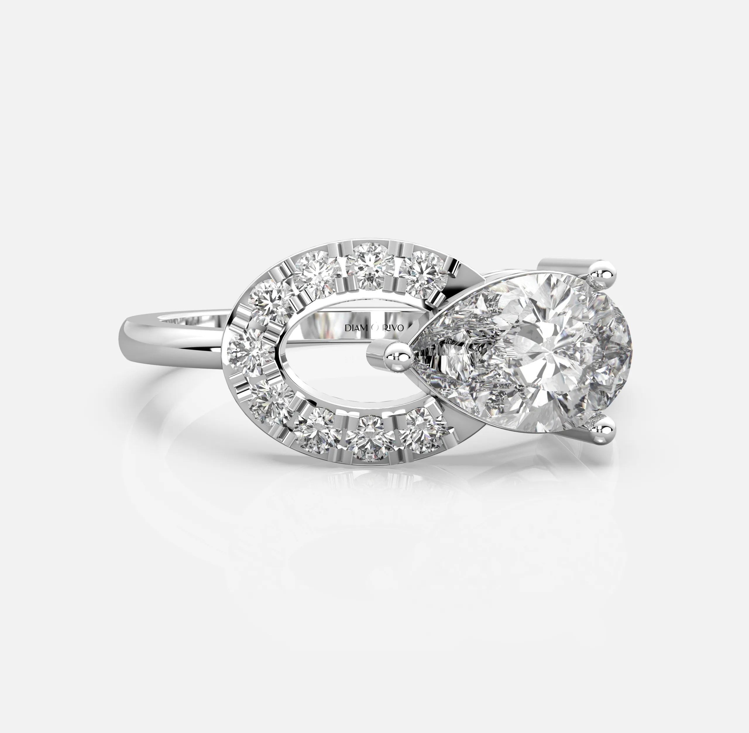 Vivid Halo Ring