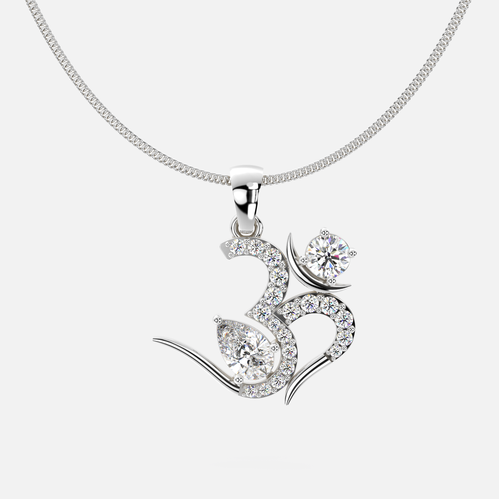 The Diamond Om Pendant