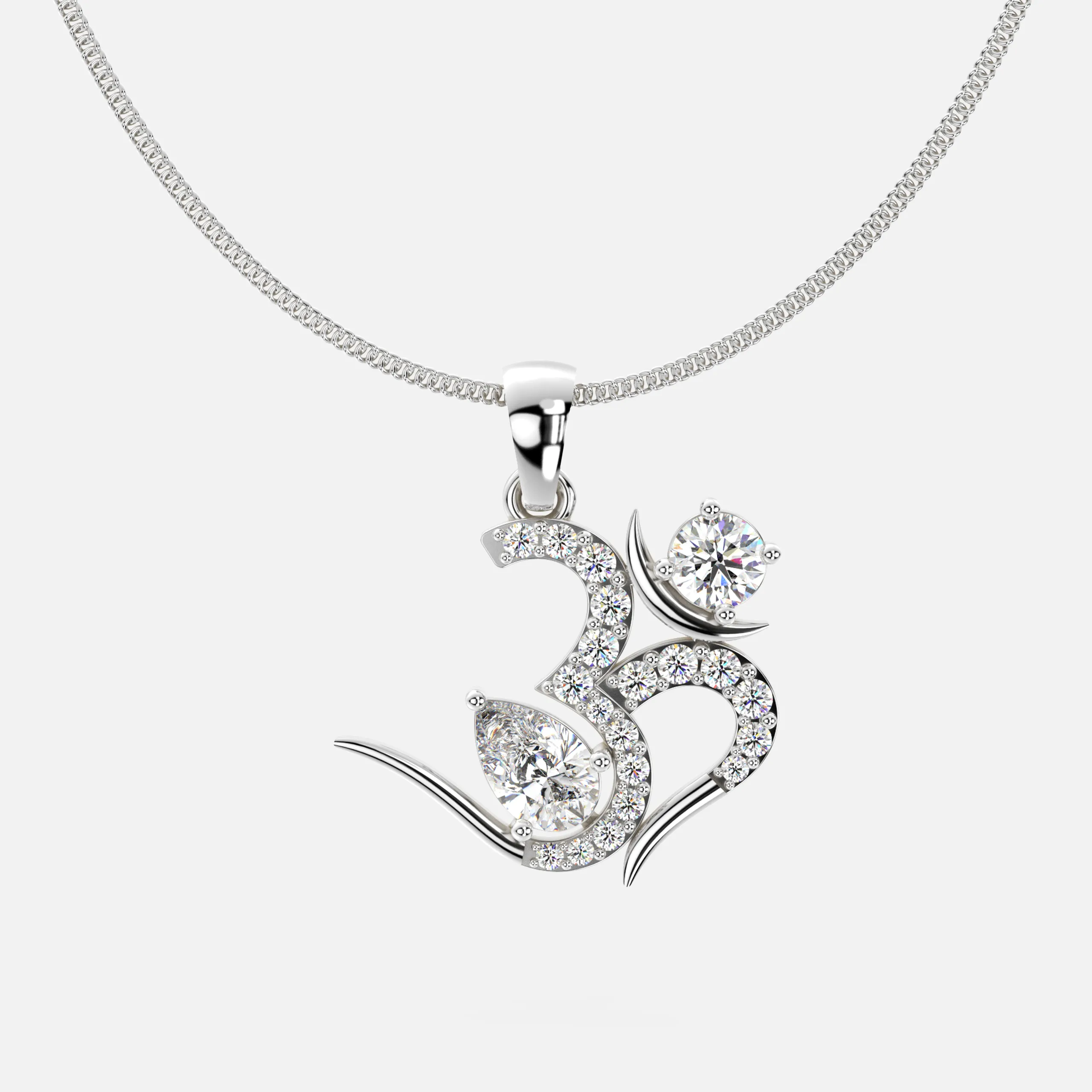 The Diamond Om Pendant
