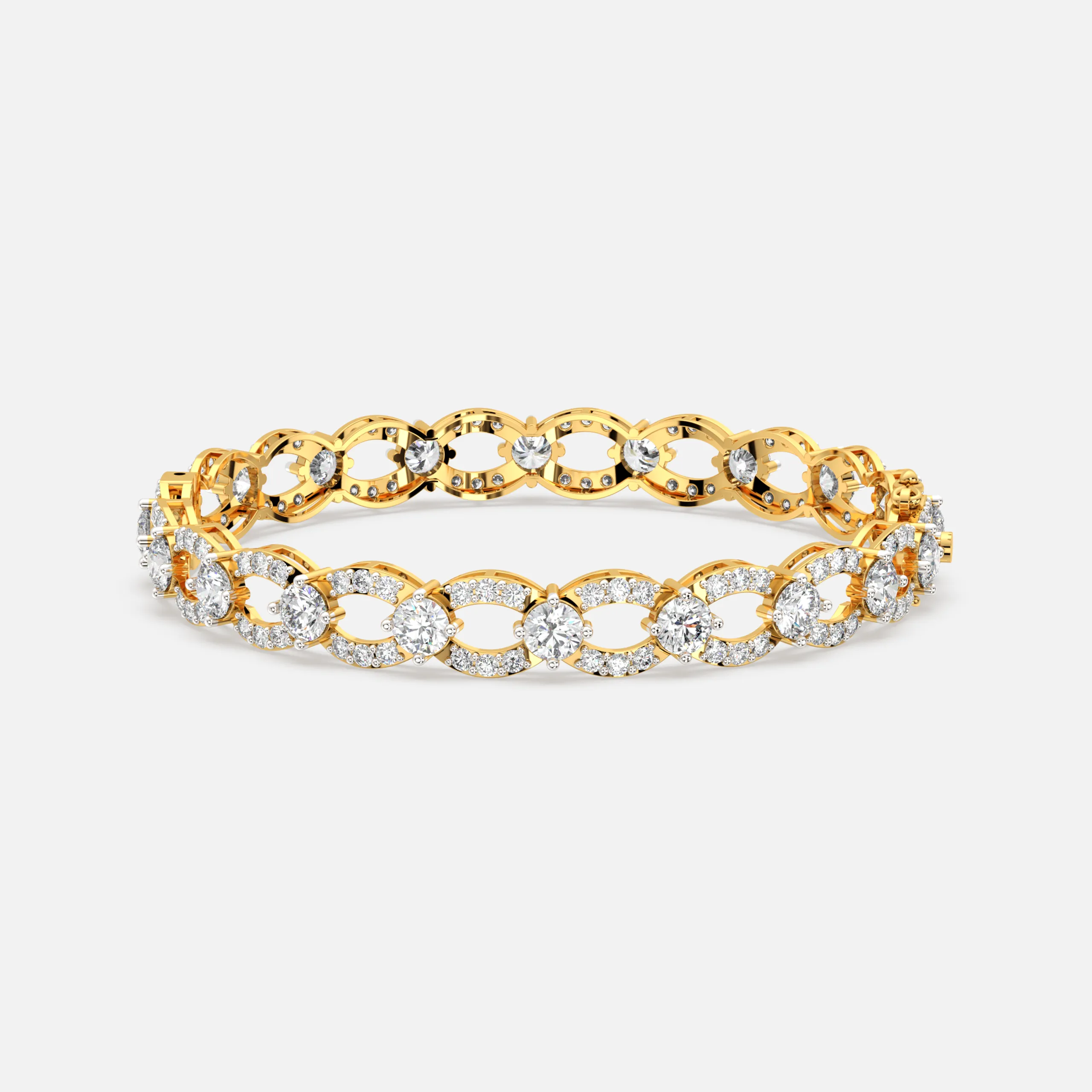 Eterna Oval Link Bangle