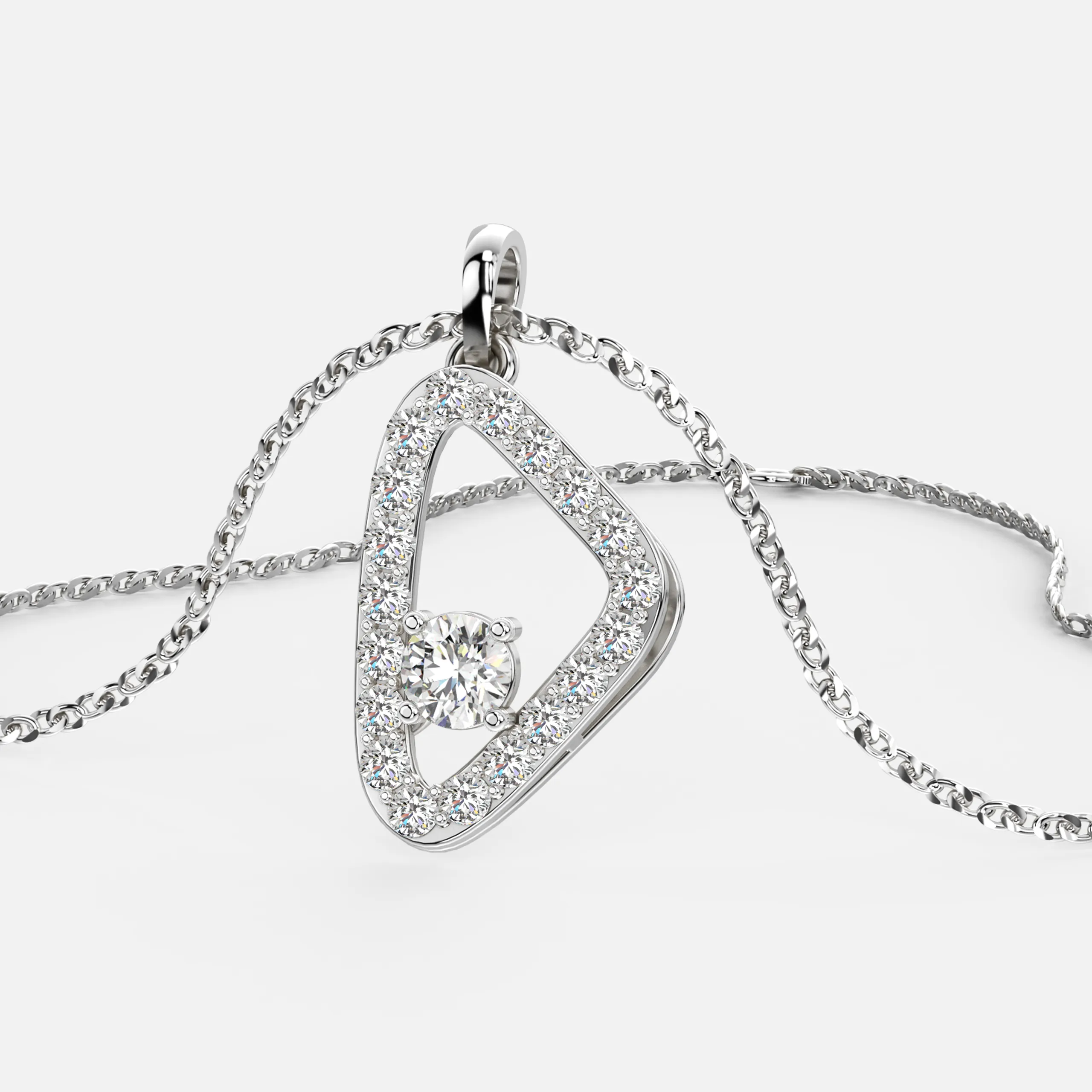 Timeless Prism Diamond Pendant